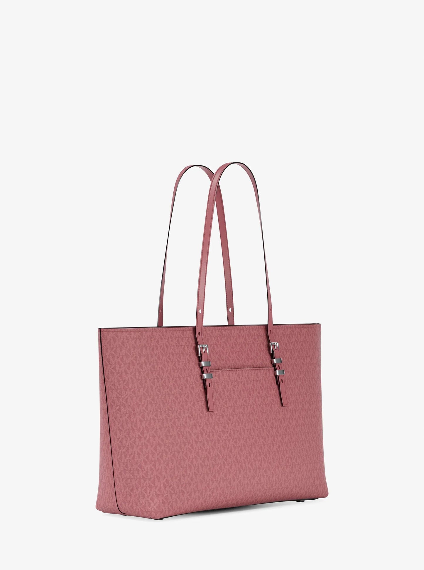 Quinn Large Signature Logo and Leather Tote Bag