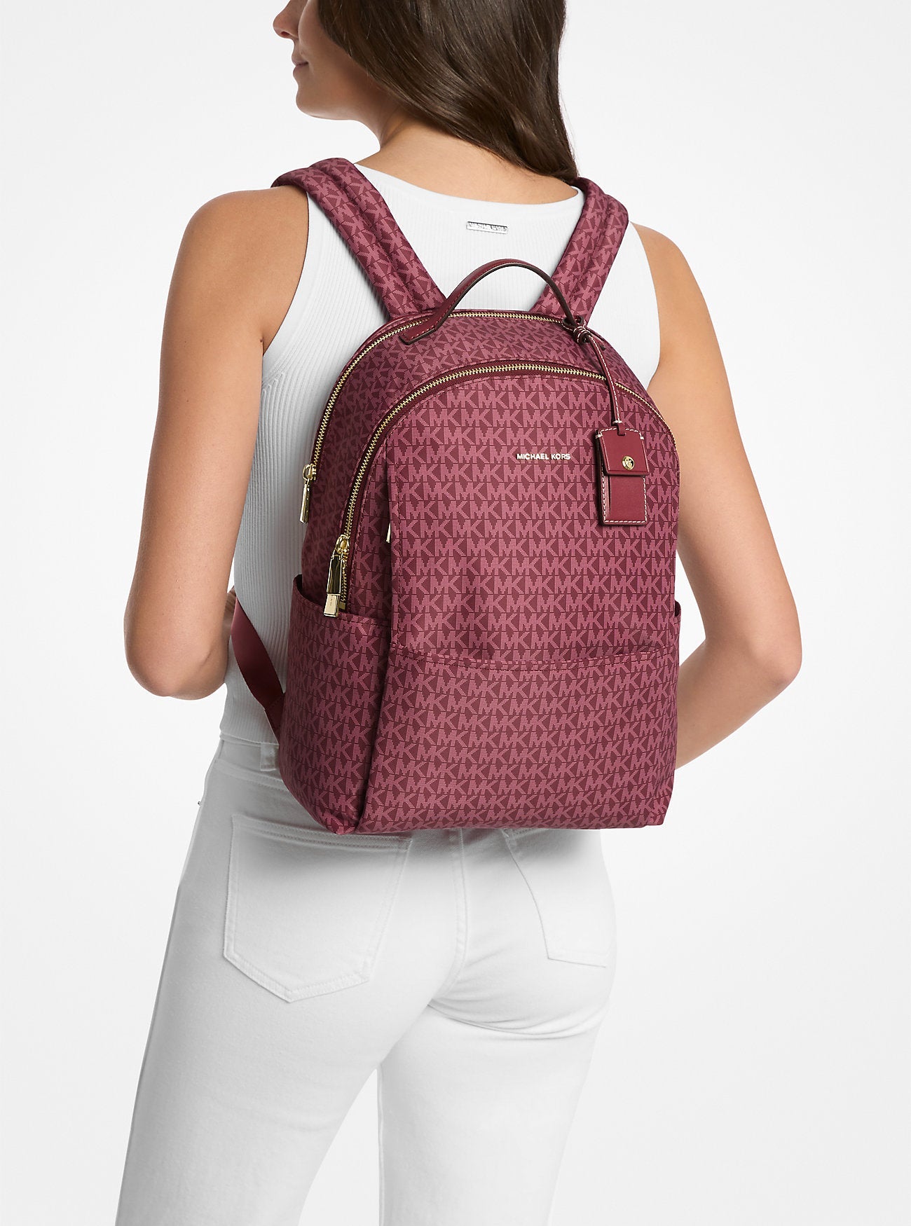 Sable Large Printed Signature Logo Backpack