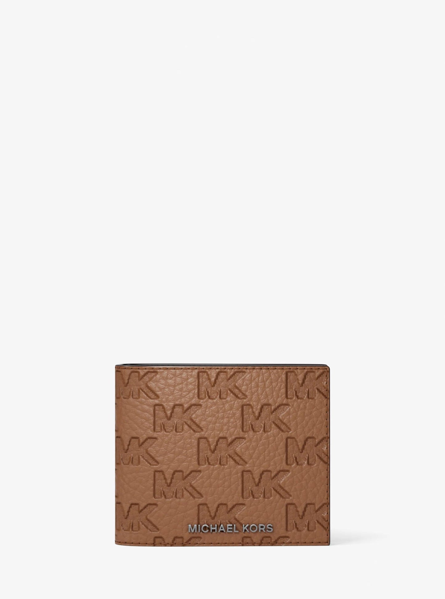 Hudson Logo Embossed Leather Billfold Wallet and Passcase