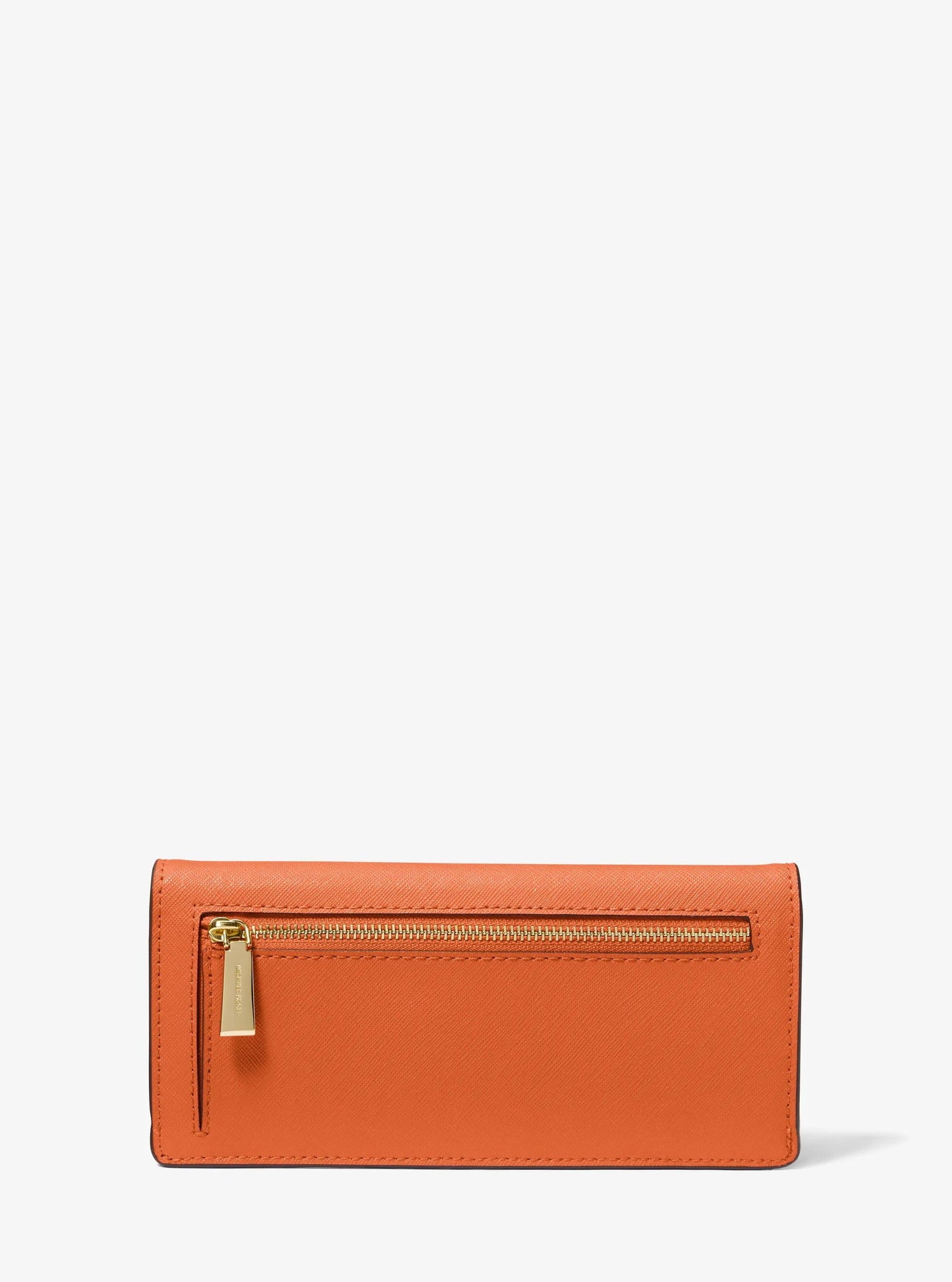 Jet Set Large Saffiano Leather Snap-Front Wallet