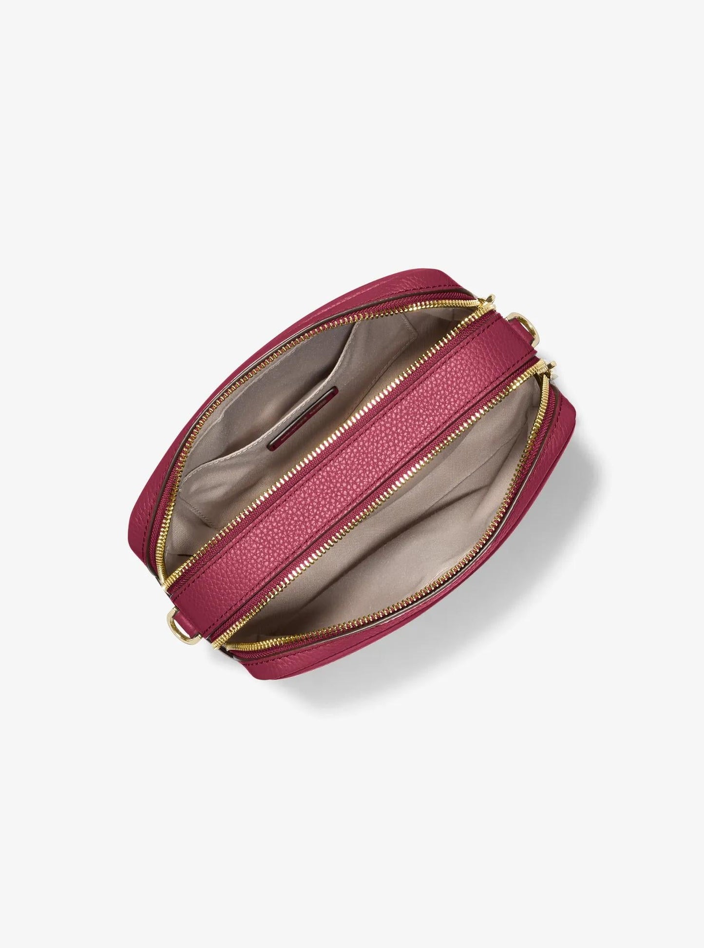 Bryant Medium Pebbled Leather Camera Crossbody Bag