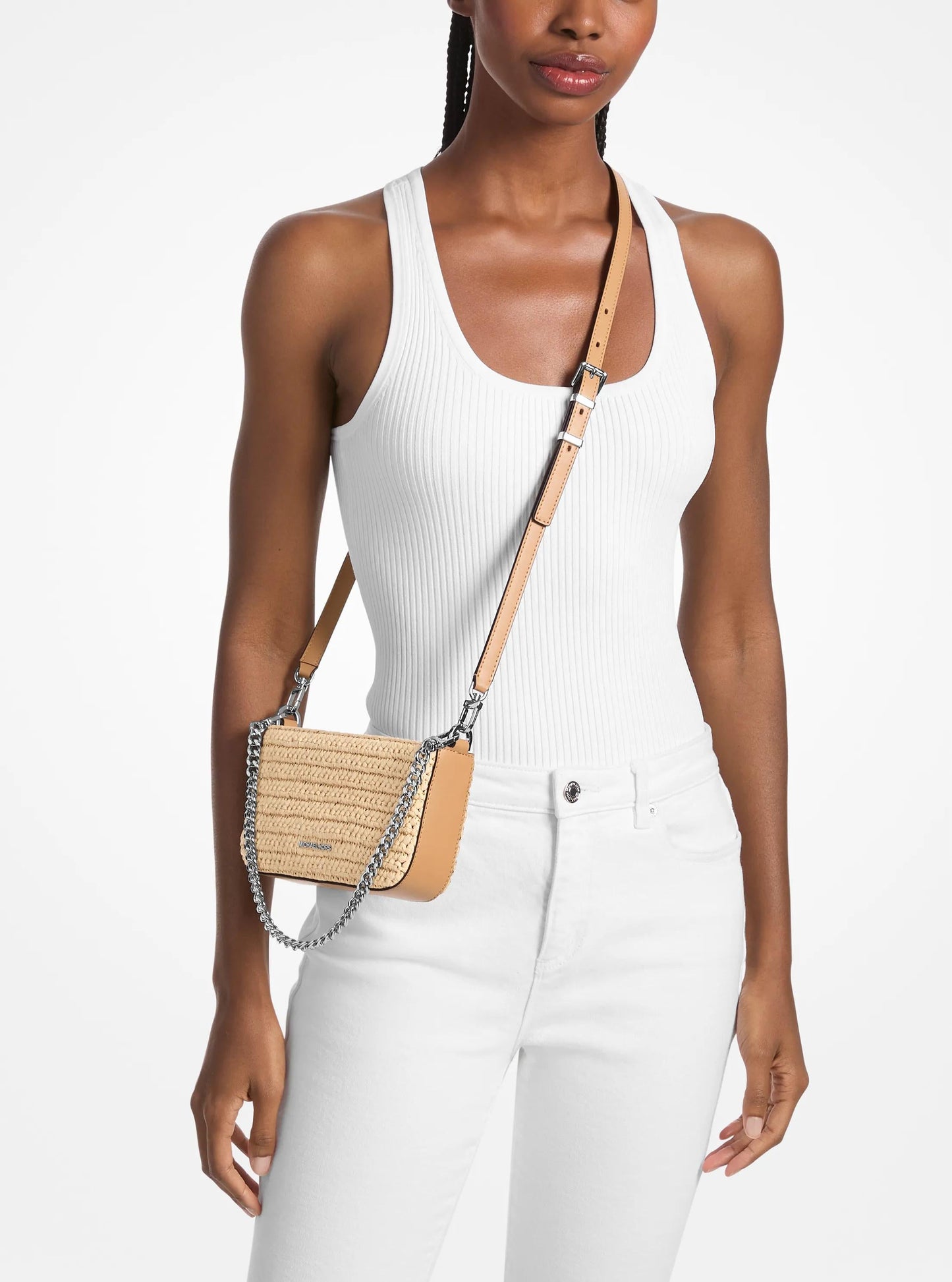 Bryant Small Crocheted Convertible Crossbody Pochette