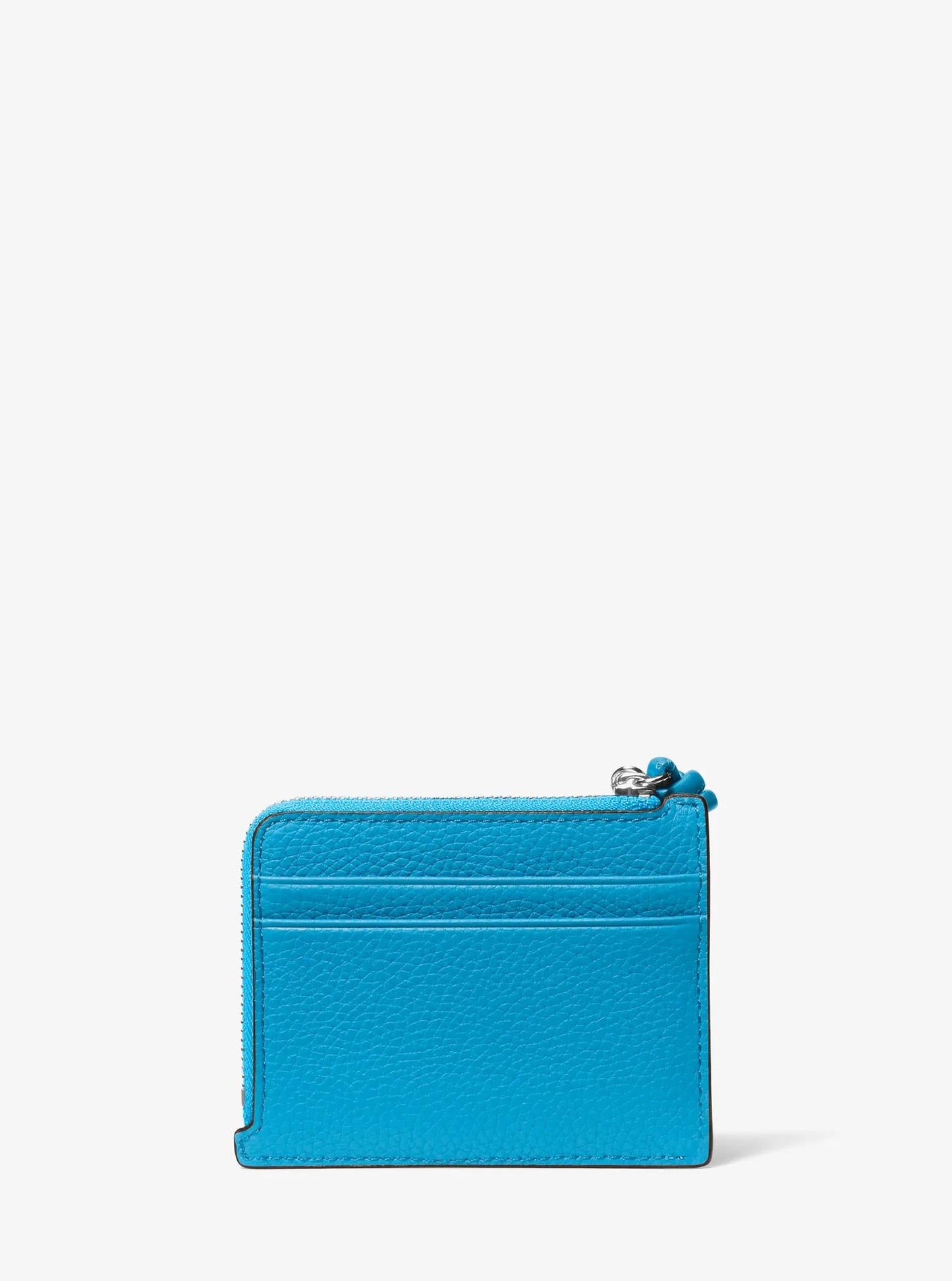 Jet Set Small Pebbled Leather Card Case Wristlet