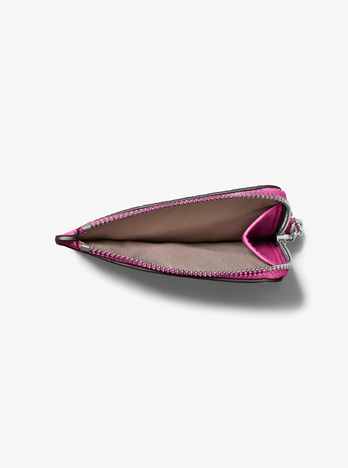 Jet Set Small Pebbled Leather Card Case Wristlet