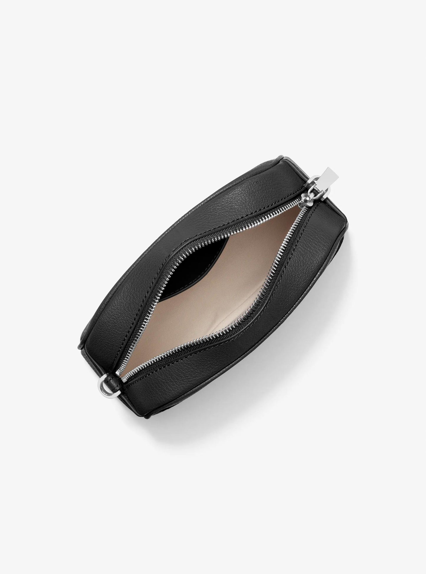 Jet Set Small Leather and Heart Embellished Strap Camera Crossbody Bag
