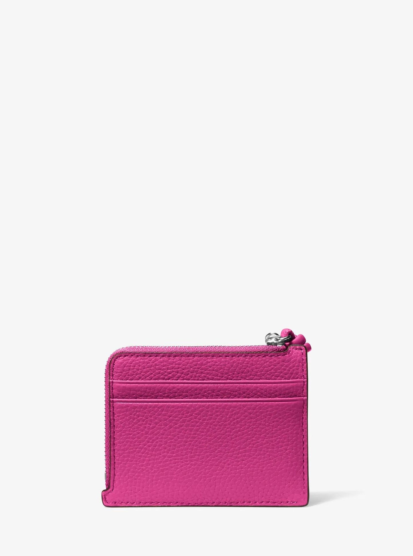 Jet Set Small Pebbled Leather Card Case Wristlet
