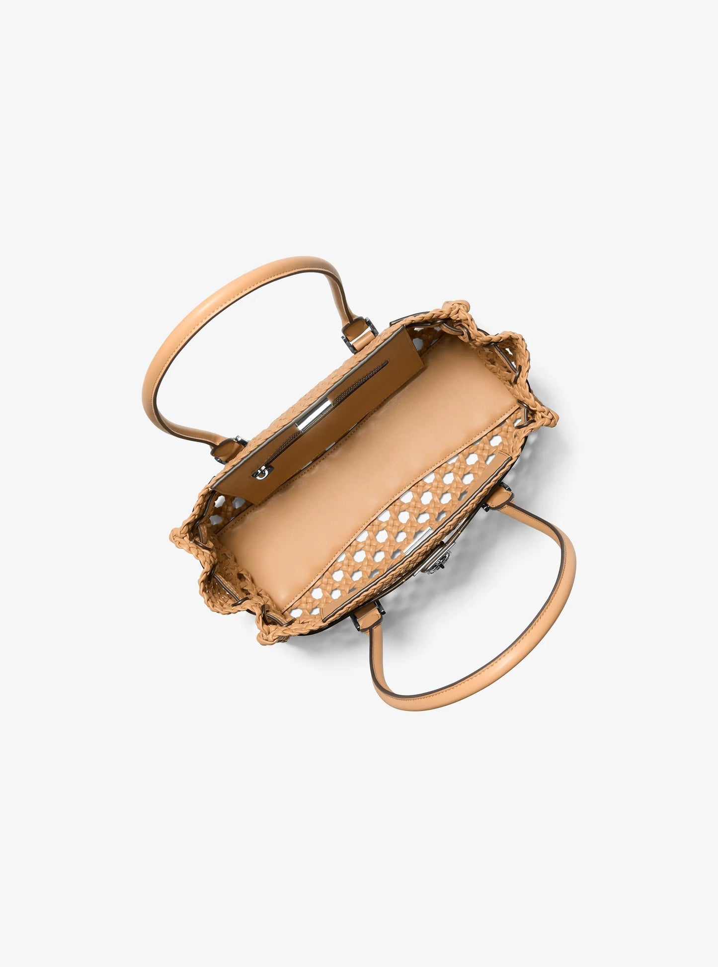 Hamilton Moderne Small Hand-Woven Satchel