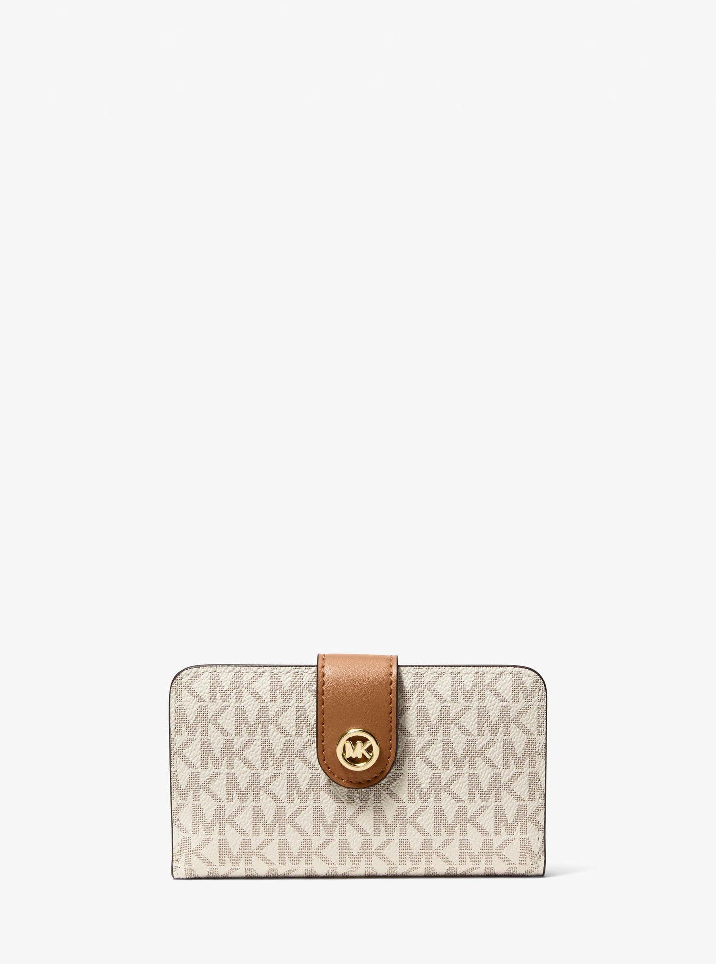 MK Pop Charm Medium Signature Logo Wallet