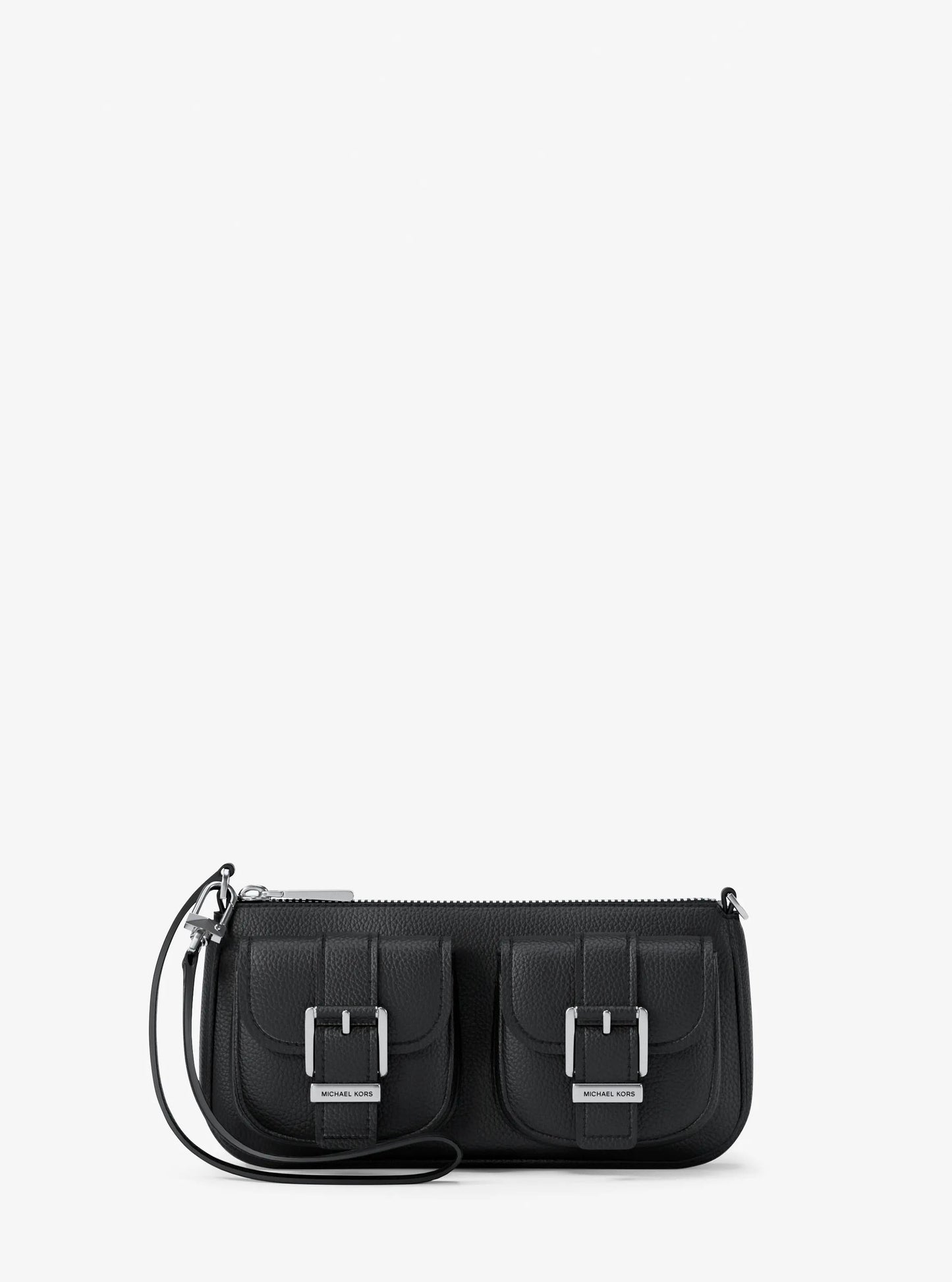 Zoe Small Pebbled Leather Pochette