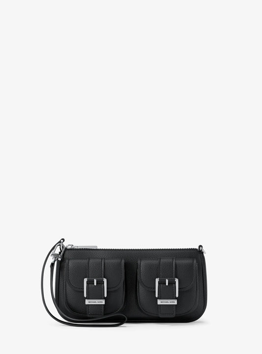 Zoe Small Pebbled Leather Pochette