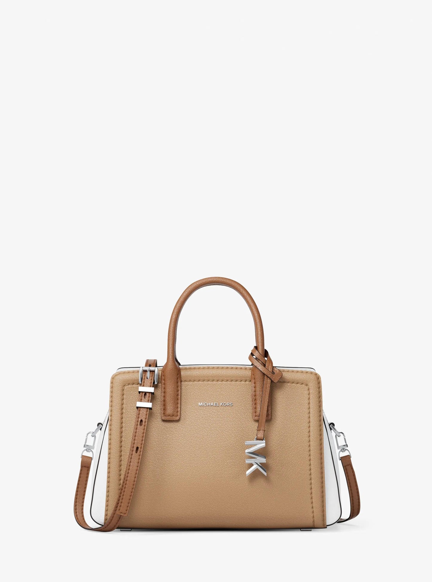 Laila Extra-Small Color-Block Leather Crossbody Bag