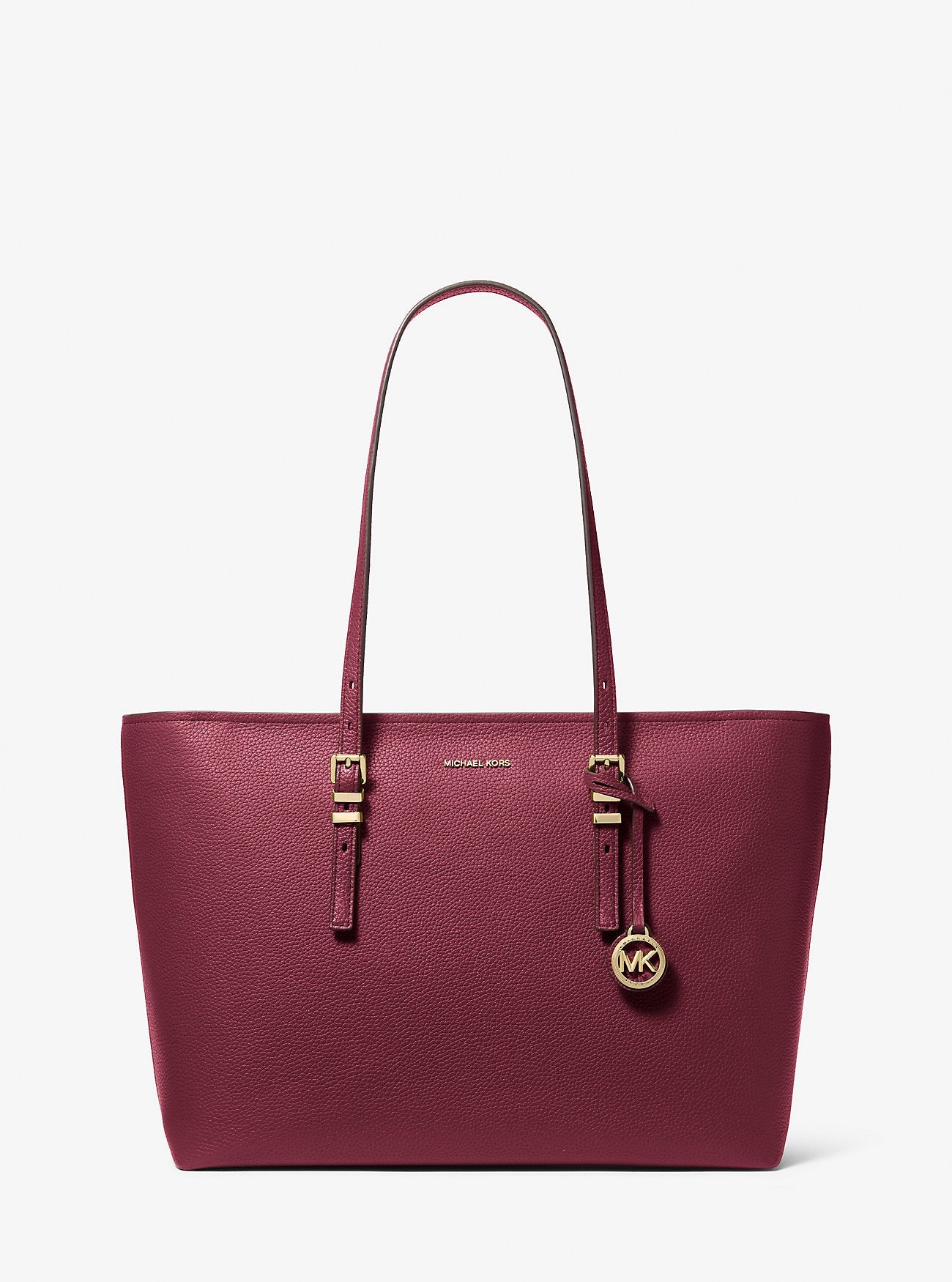 Quinn Large Pebbled Leather Tote Bag