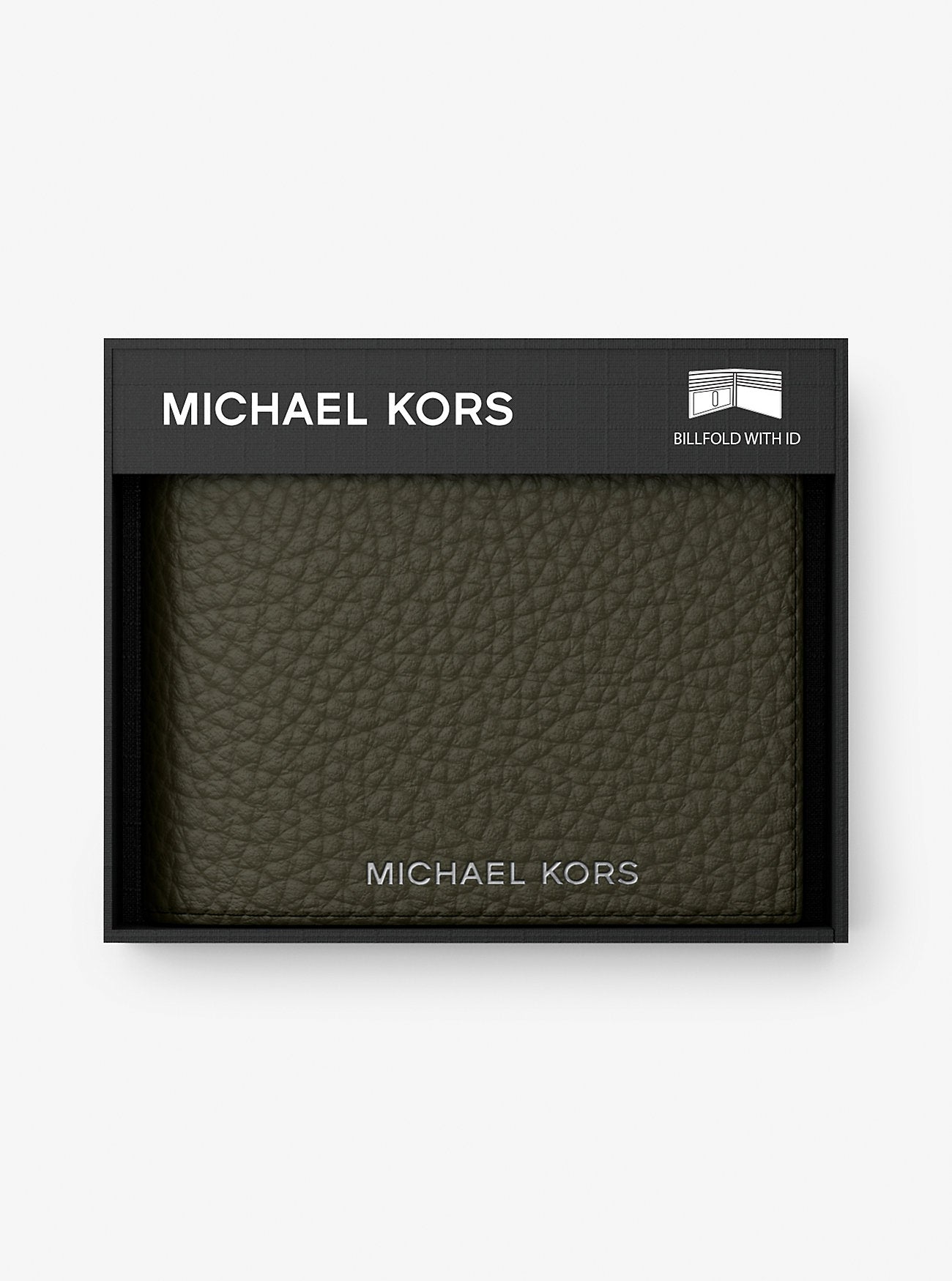 Hudson Pebbled Leather Billfold Wallet