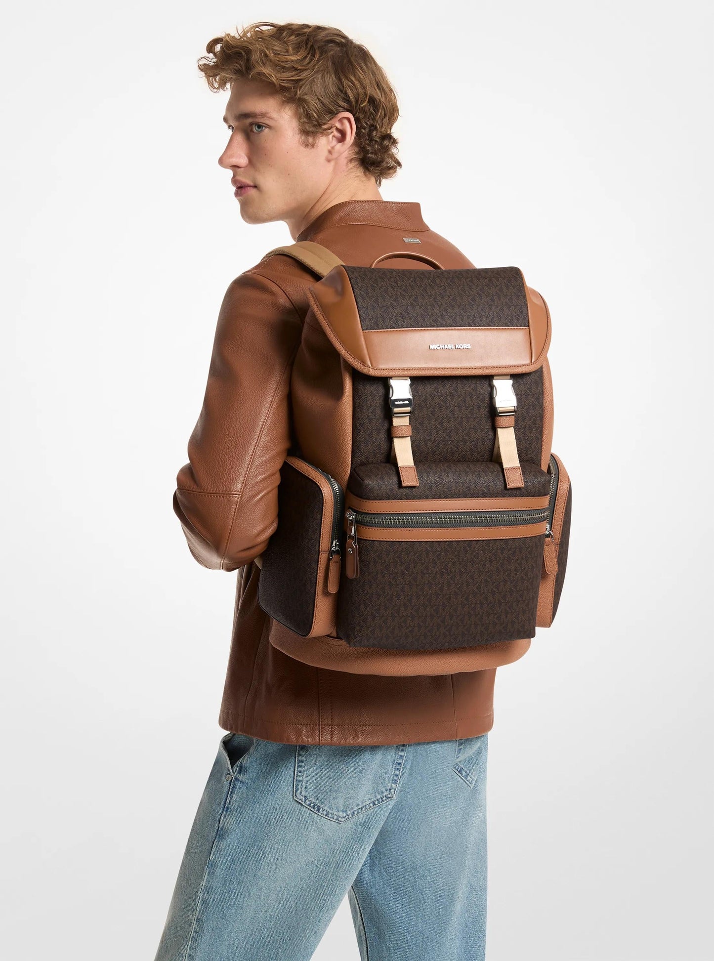 Jet Set Signature Logo Backpack