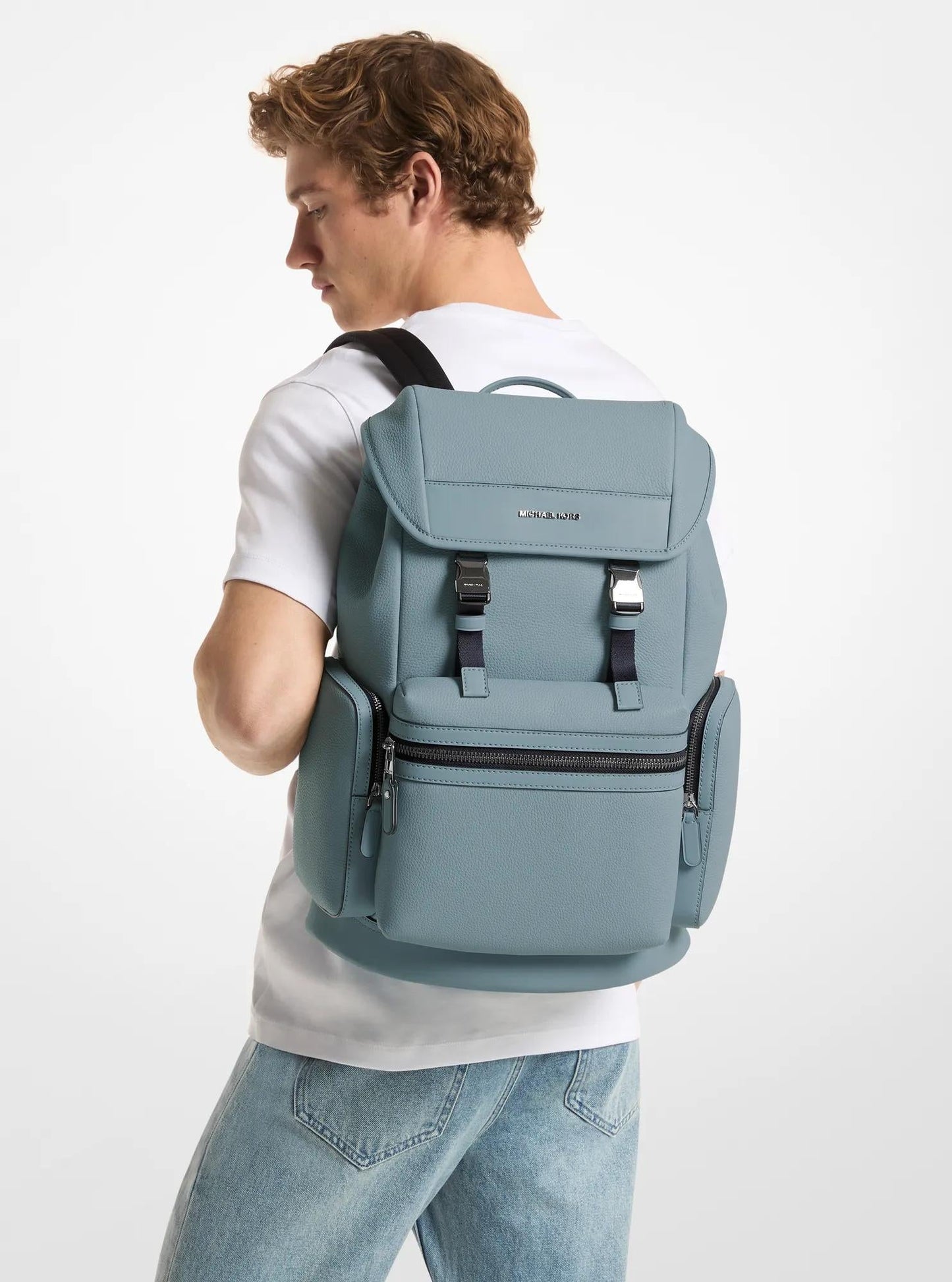 Jet Set Pebbled Leather Backpack