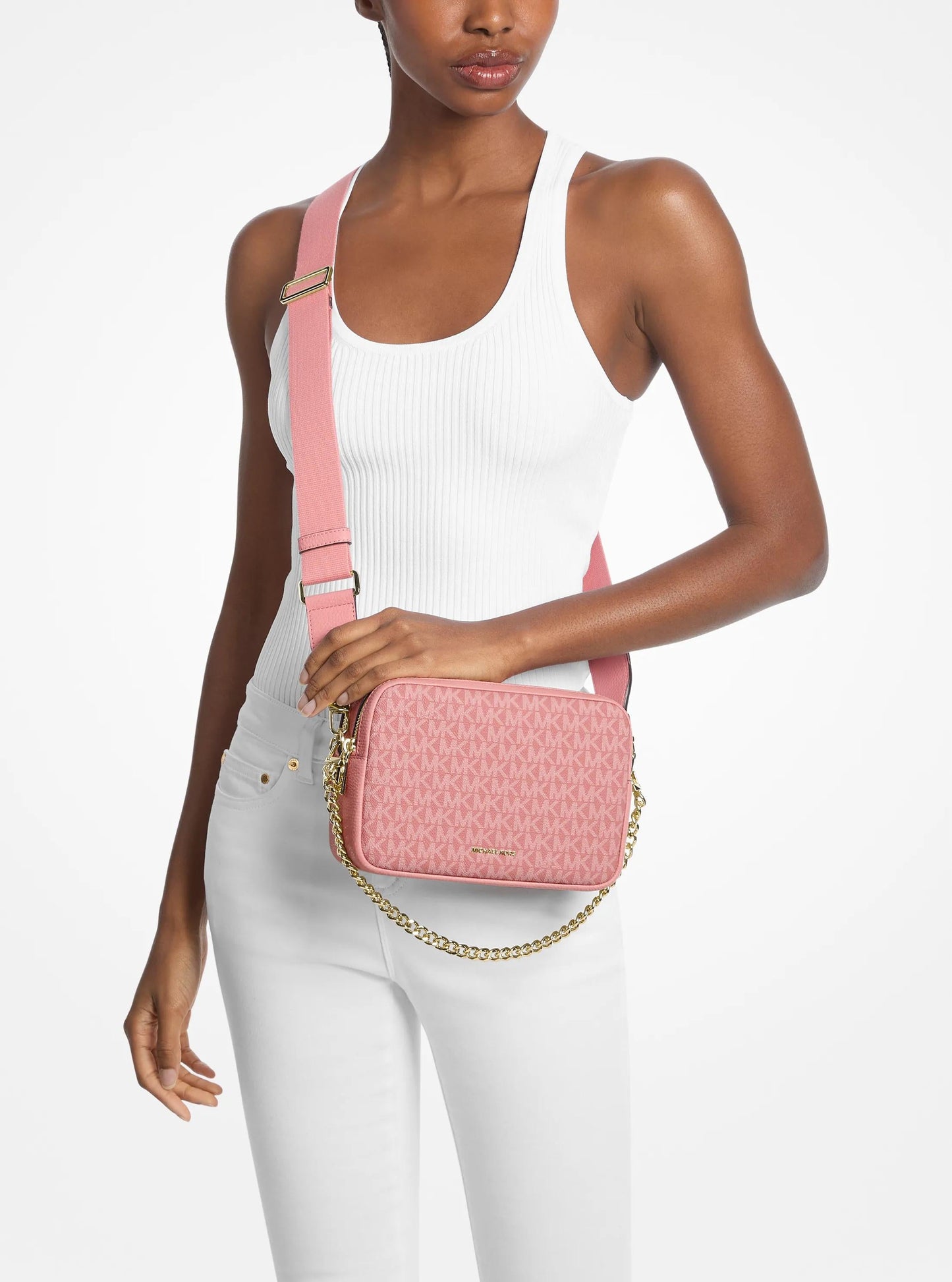 Bryant Medium Signature Logo Camera Crossbody Bag