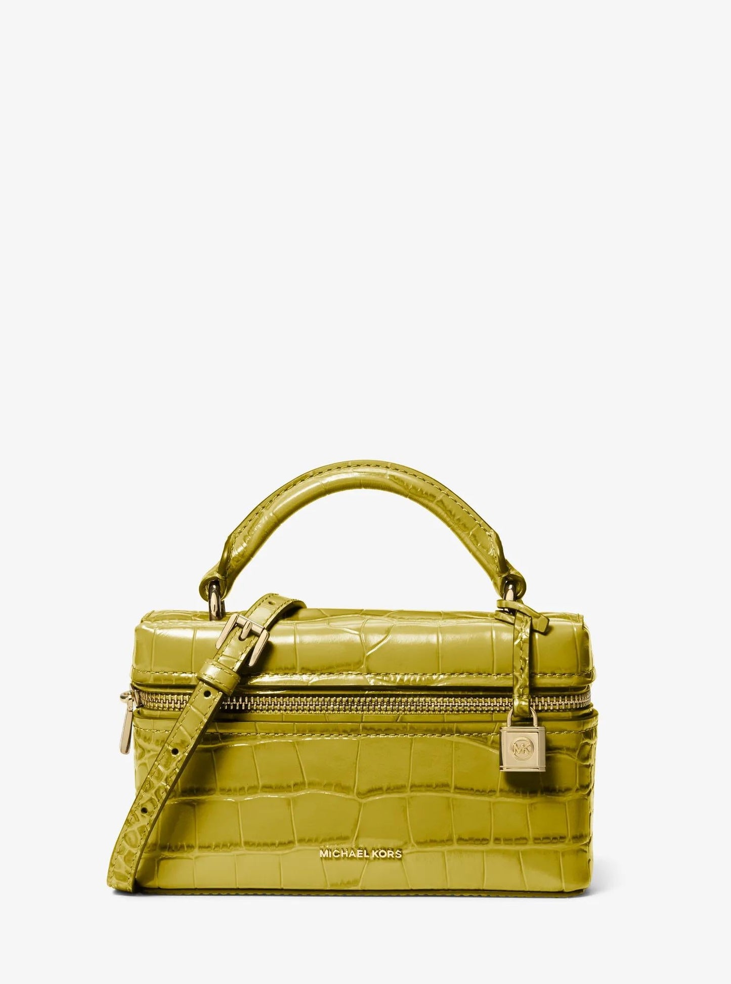 Jana Extra-Small Crocodile Embossed Leather Convertible Crossbody Bag