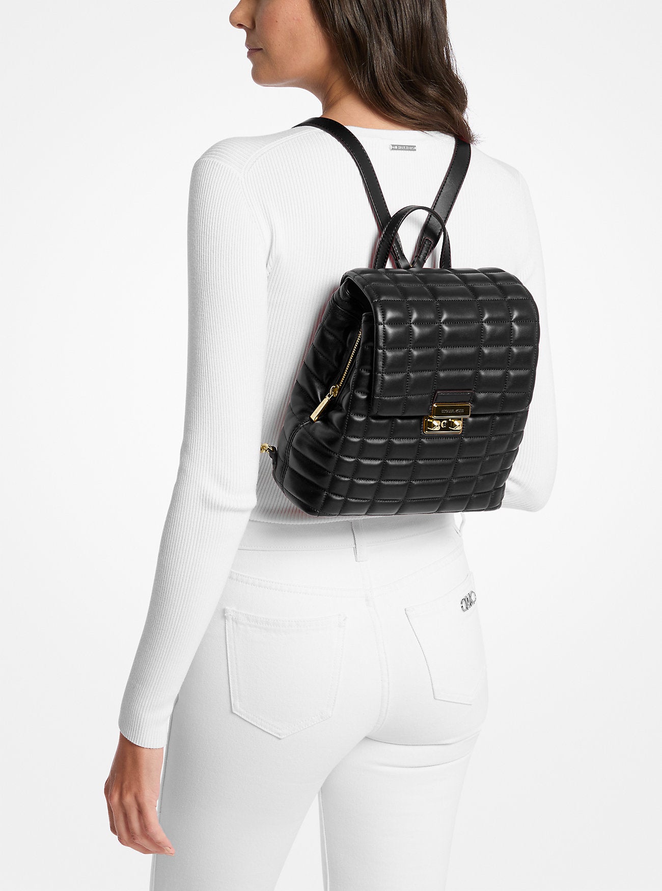 Tribeca Small Quilted Leather Backpack