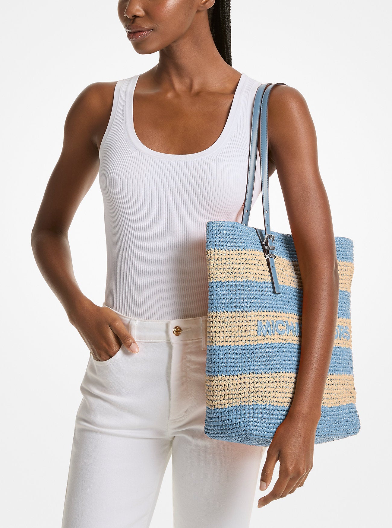 Quinn Large Hand-Crocheted Tote Bag