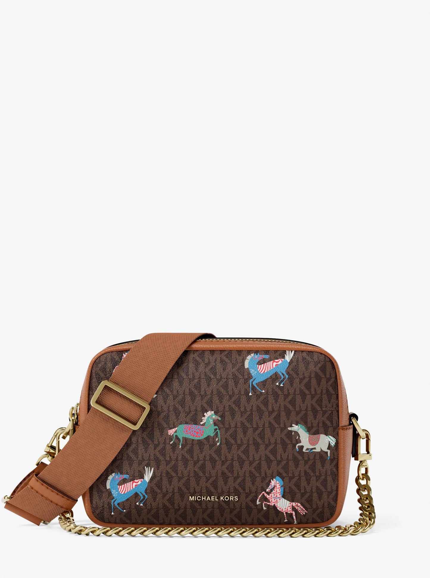 Bryant Medium Signature Logo Camera Crossbody Bag