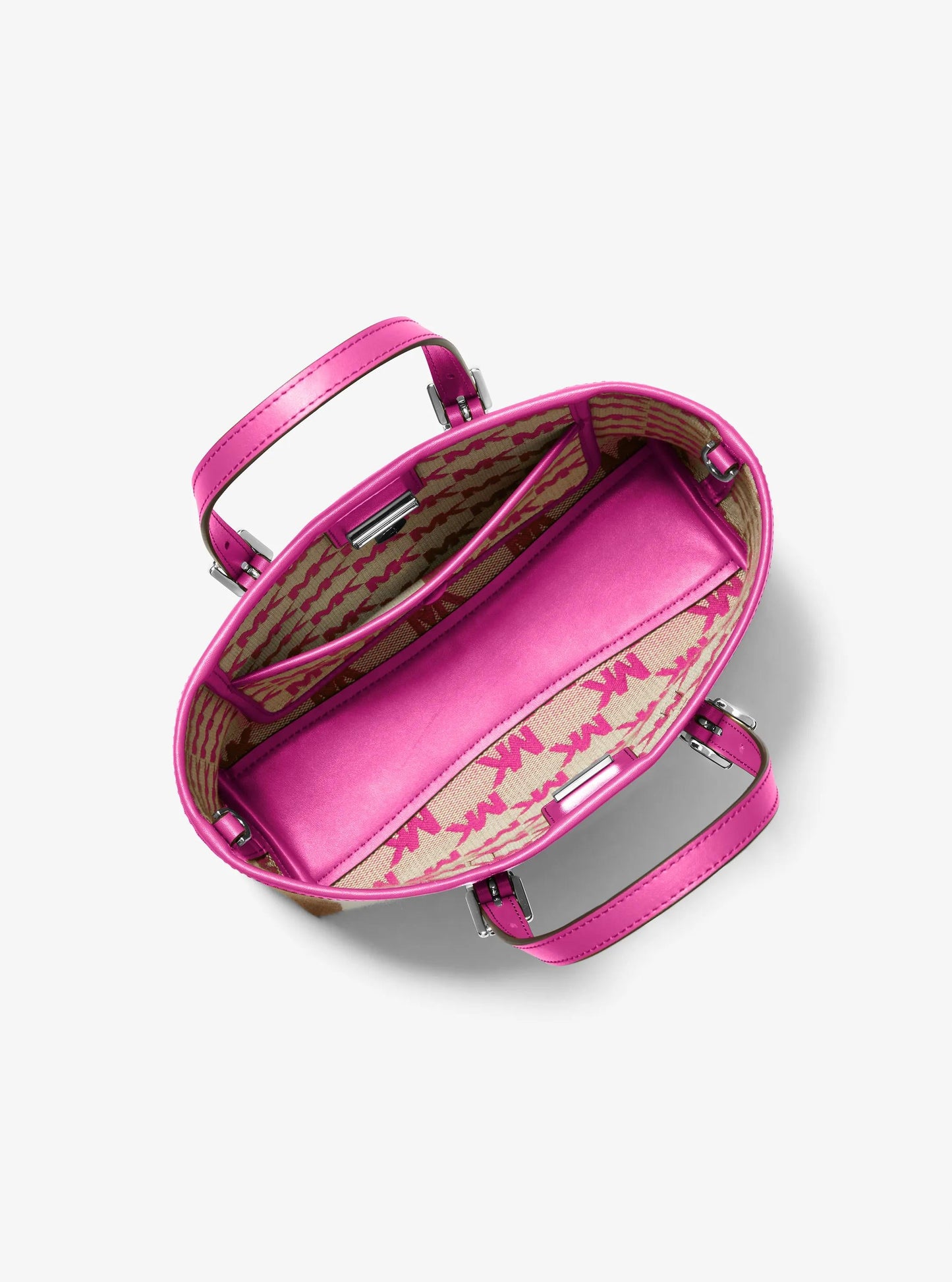 Quinn Small Striped Canvas Convertible Crossbody Bag