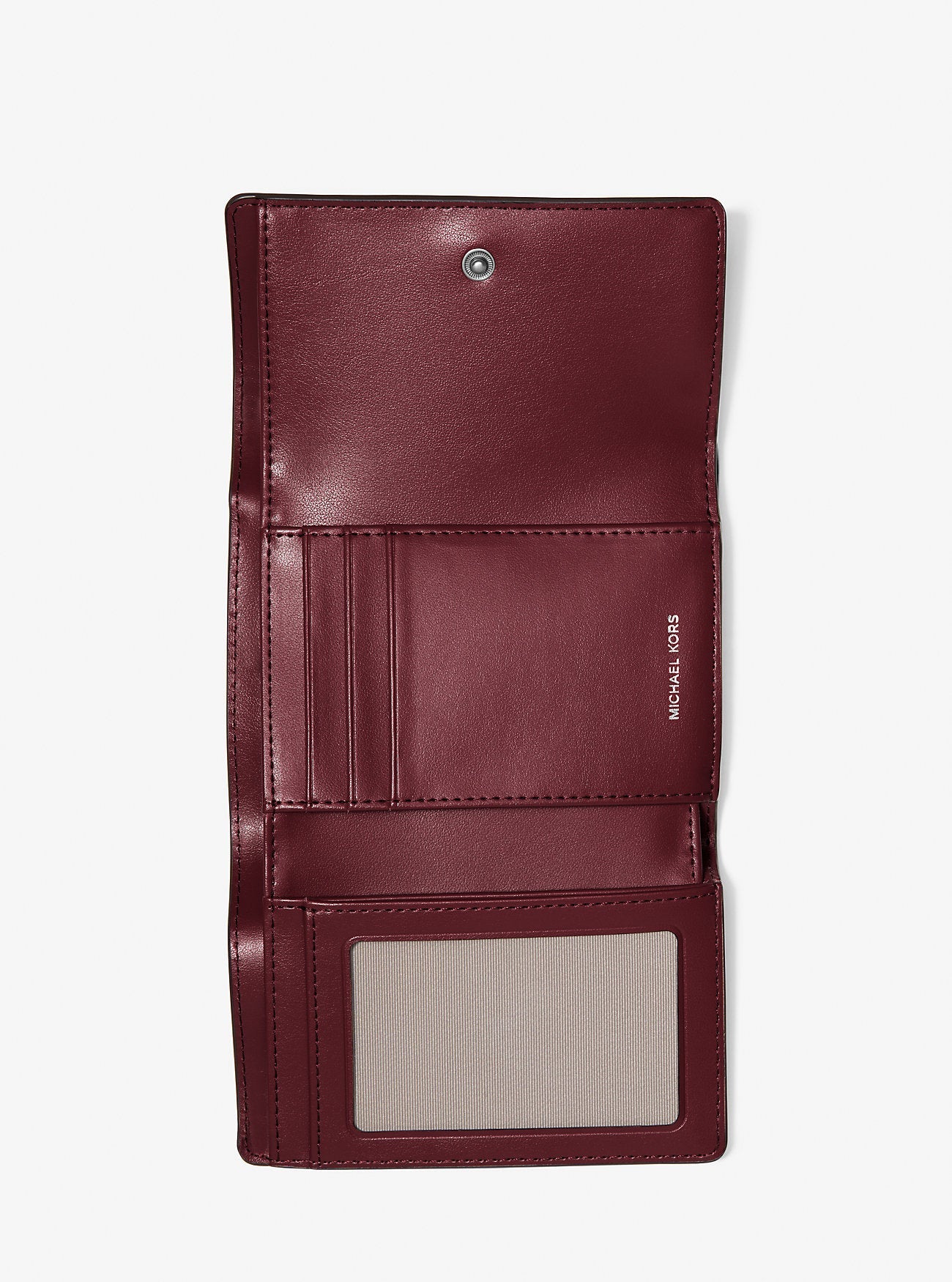 Bryant Medium Burnished Leather Tri-Fold Wallet
