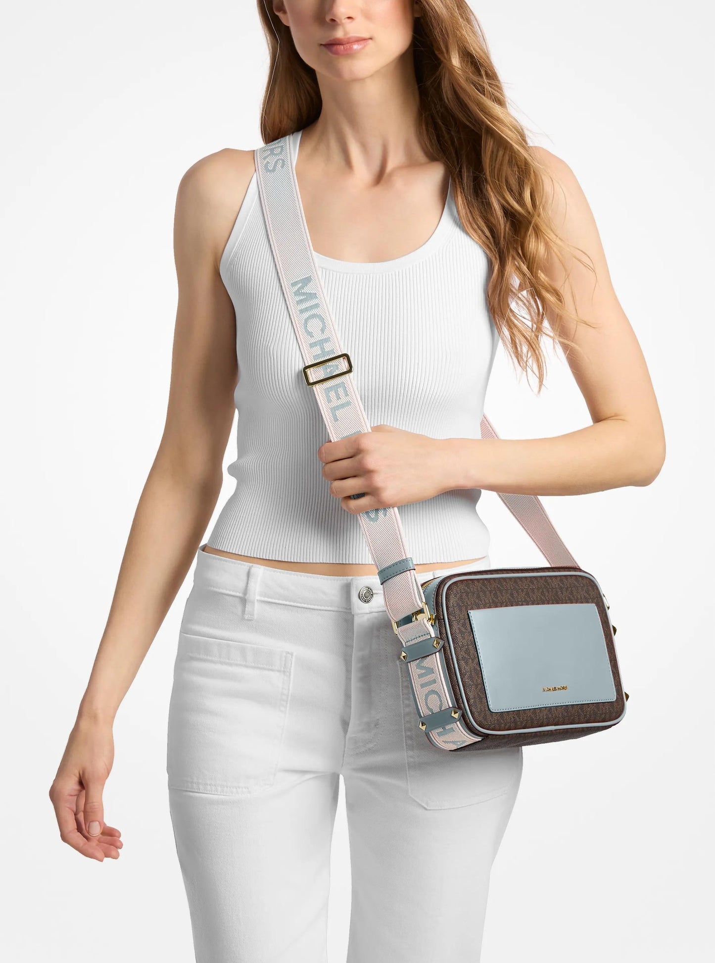 Maeve Large Signature Logo Crossbody Bag