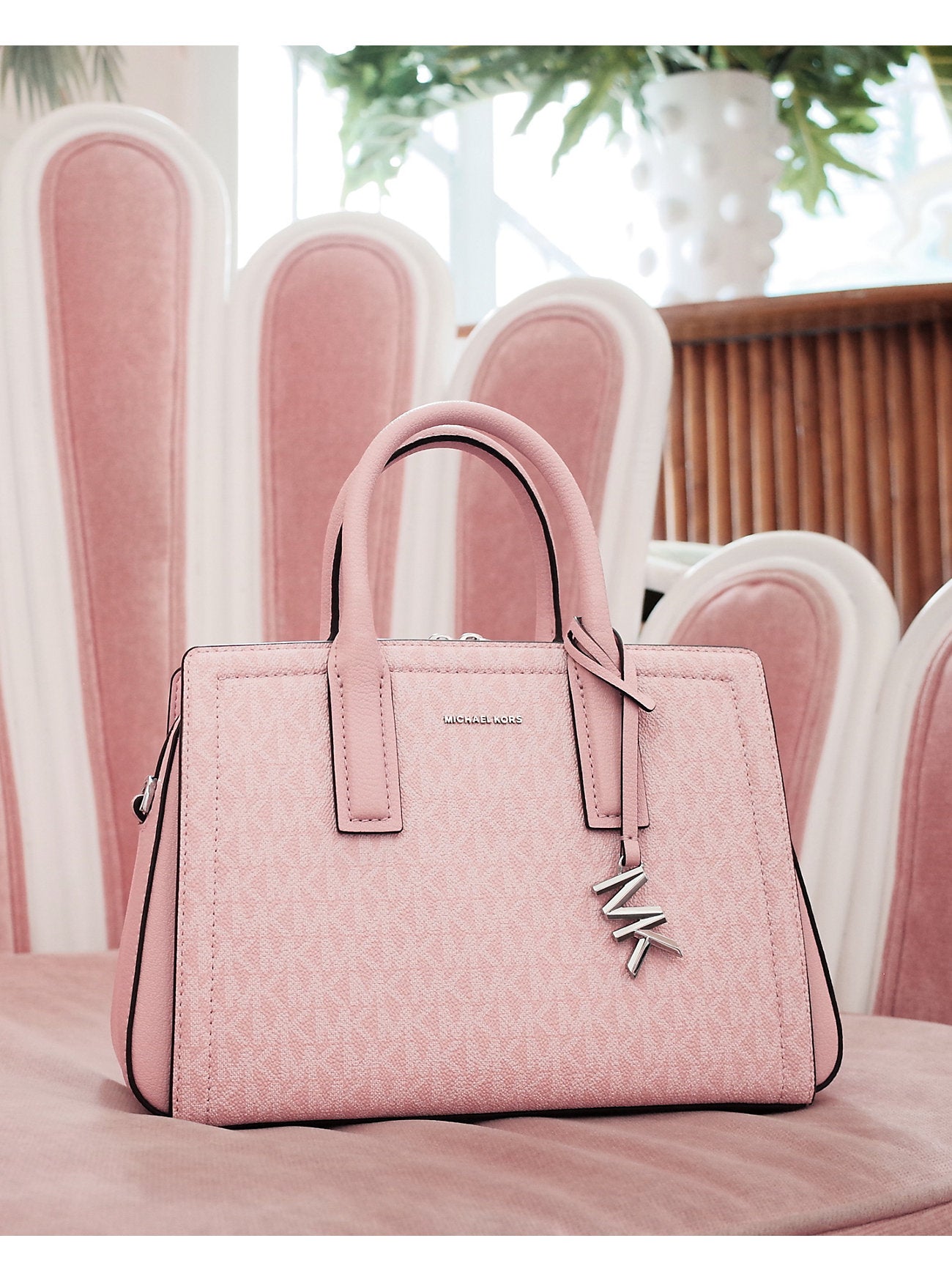Laila Small Signature Logo Satchel