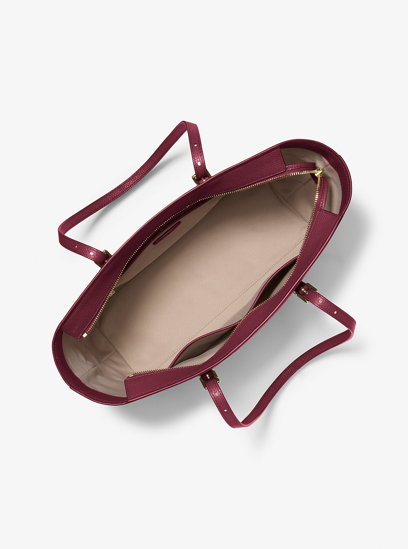 Quinn Large Pebbled Leather Tote Bag