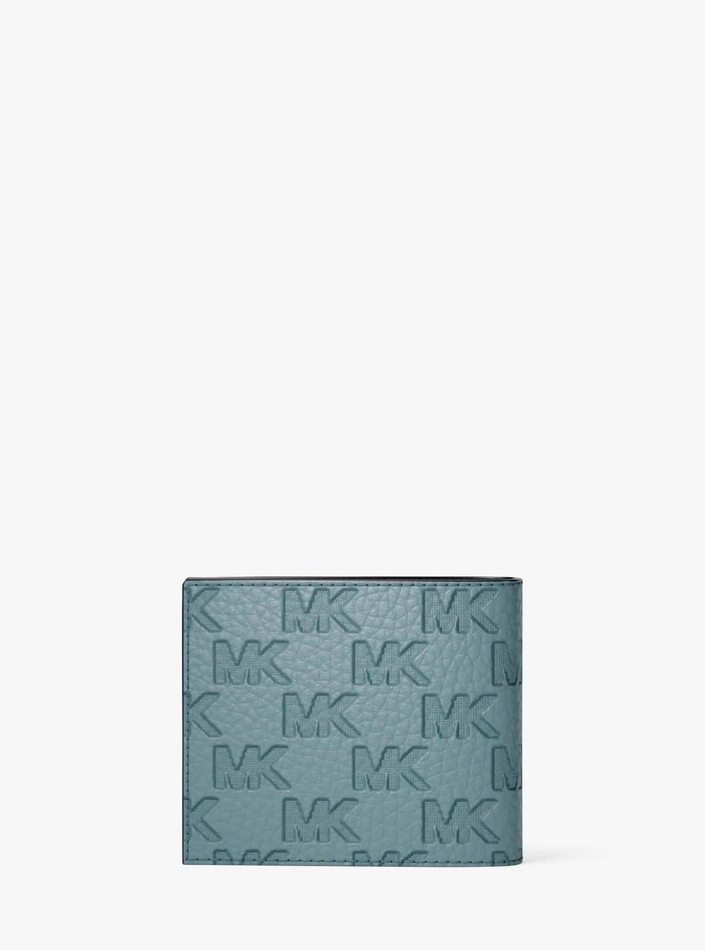 Hudson Logo Embossed Leather Billfold Wallet and Passcase