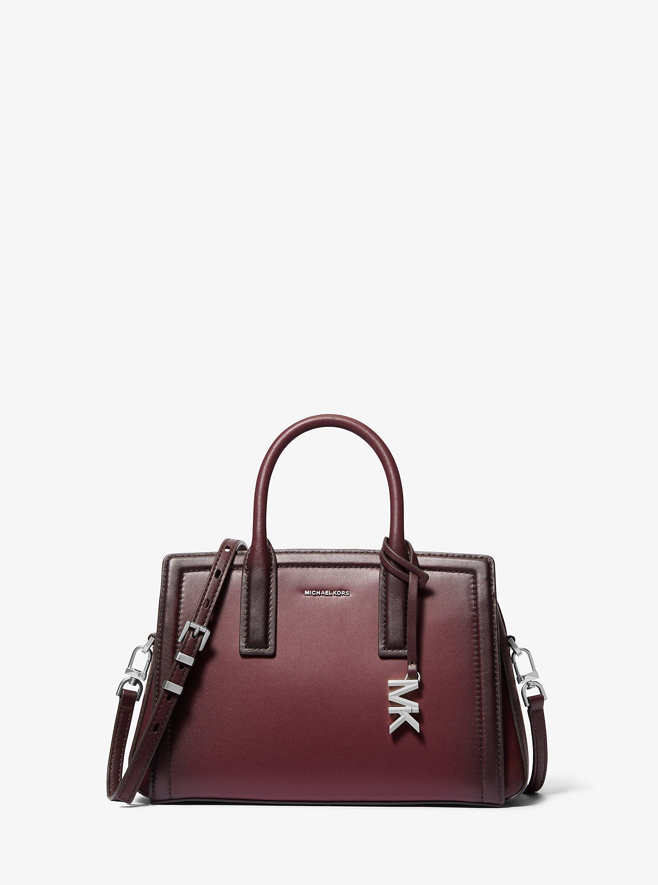 Laila Small Burnished Leather Satchel