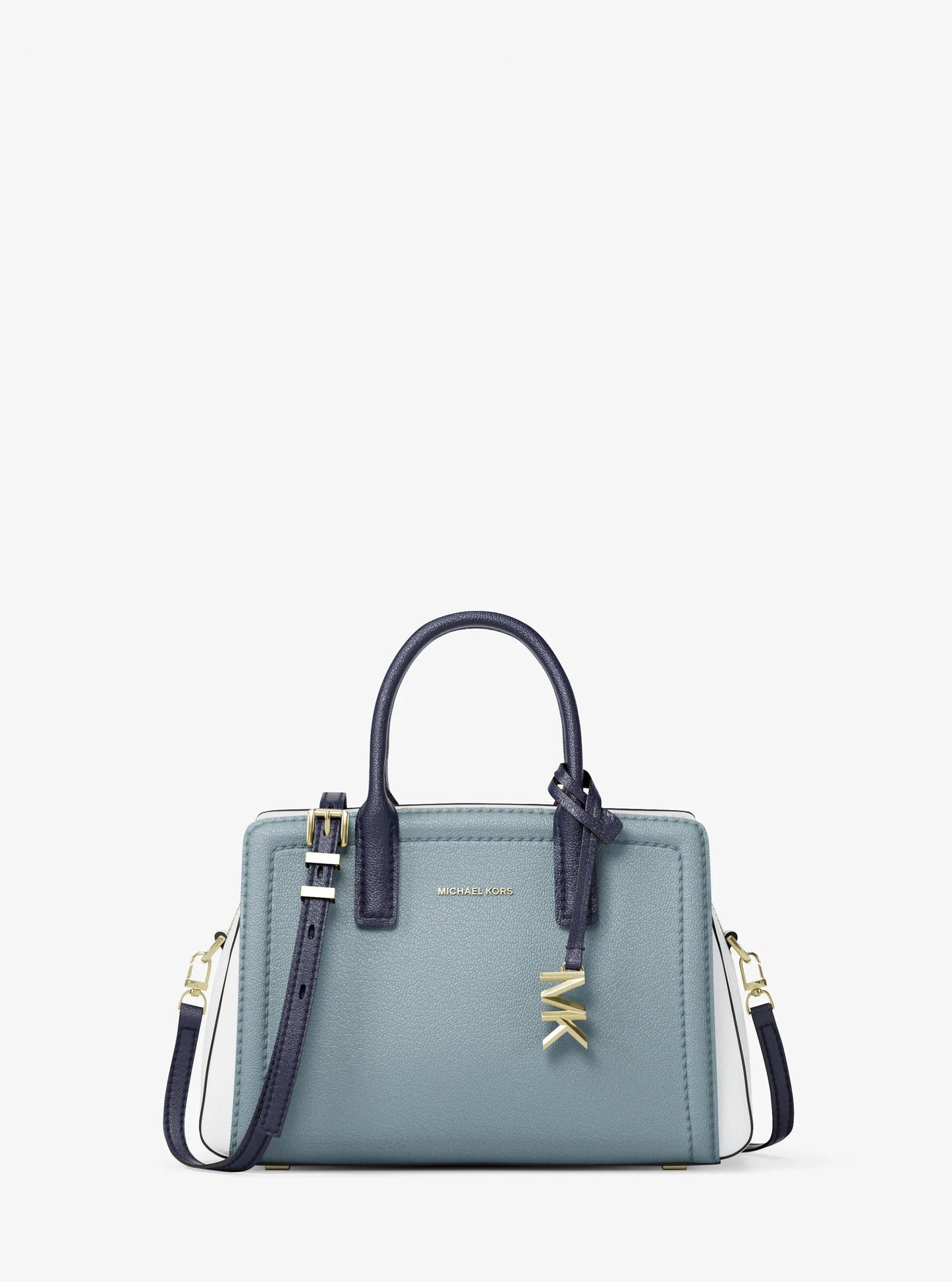 Laila Extra-Small Color-Block Leather Crossbody Bag