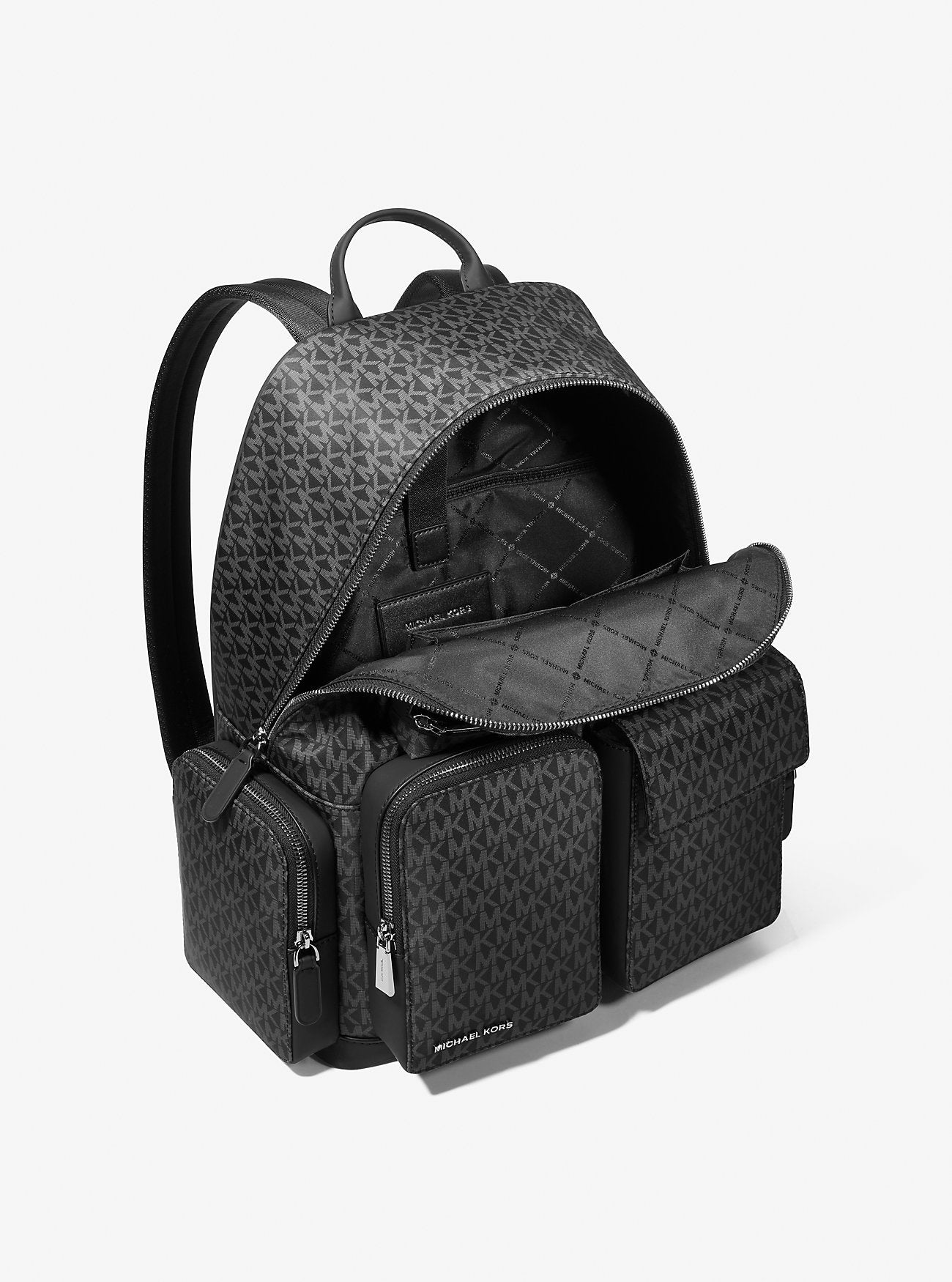 Brooklyn Medium Printed Signature Logo Cargo Backpack