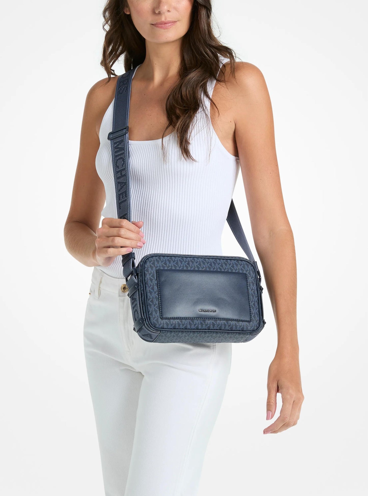 Maeve Large Signature Logo Crossbody Bag