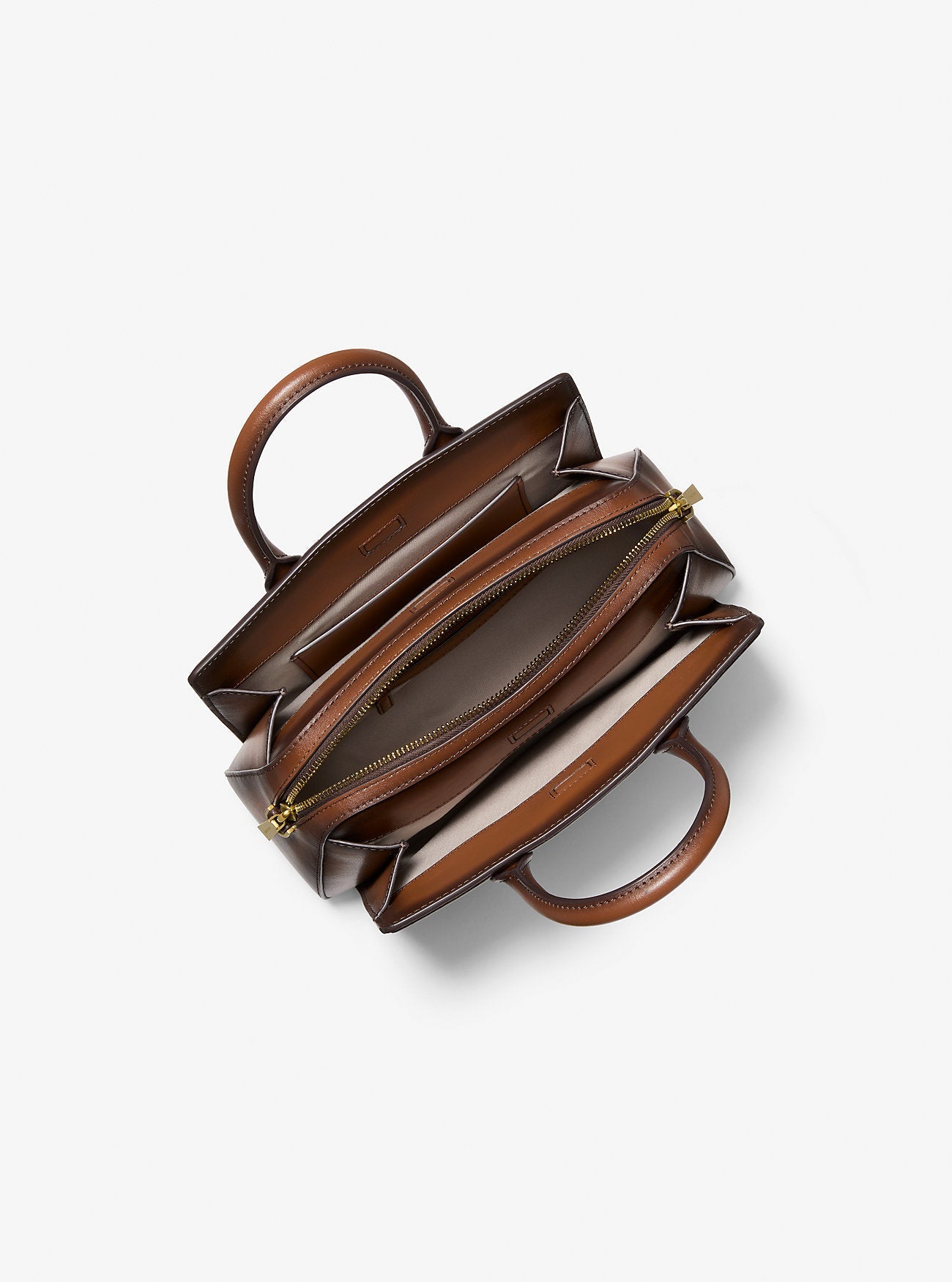 Laila Small Burnished Leather Satchel