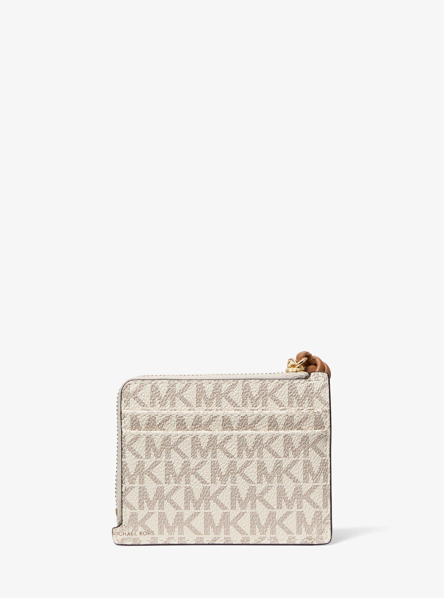 Jet Set Small Signature Logo Card Case Wristlet