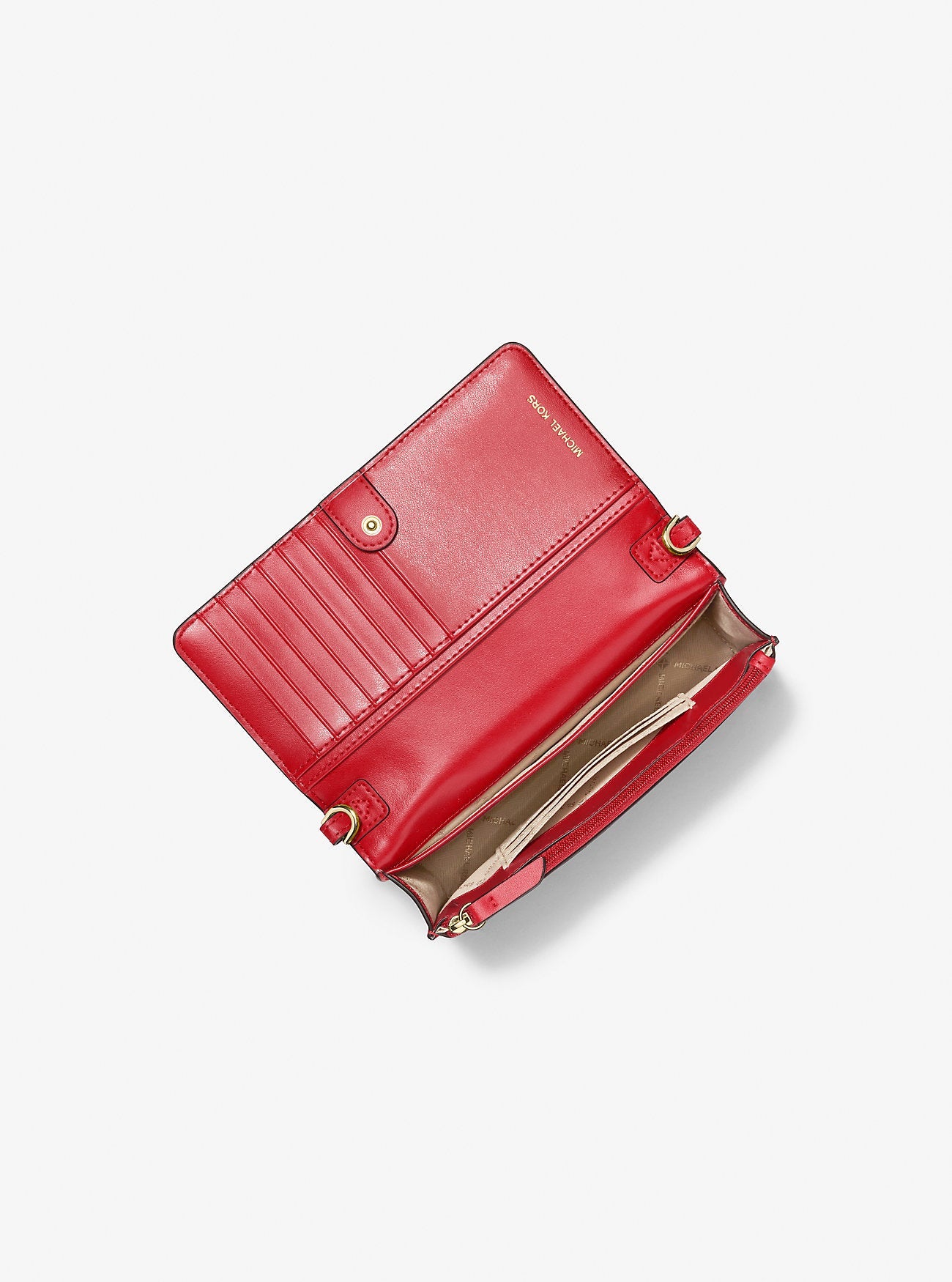 Jet Set Leather and Signature Logo Convertible Crossbody Bag