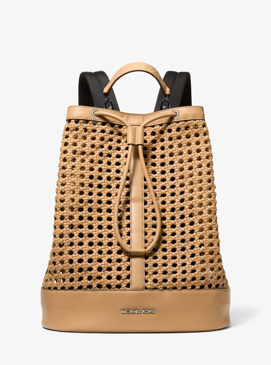 Whitley Medium Hand-Woven Backpack