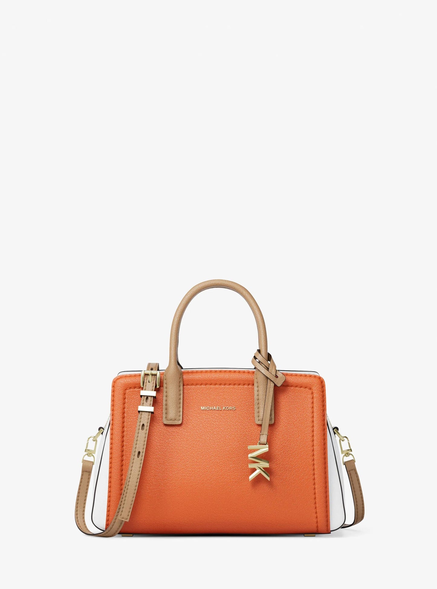 Laila Extra-Small Color-Block Leather Crossbody Bag