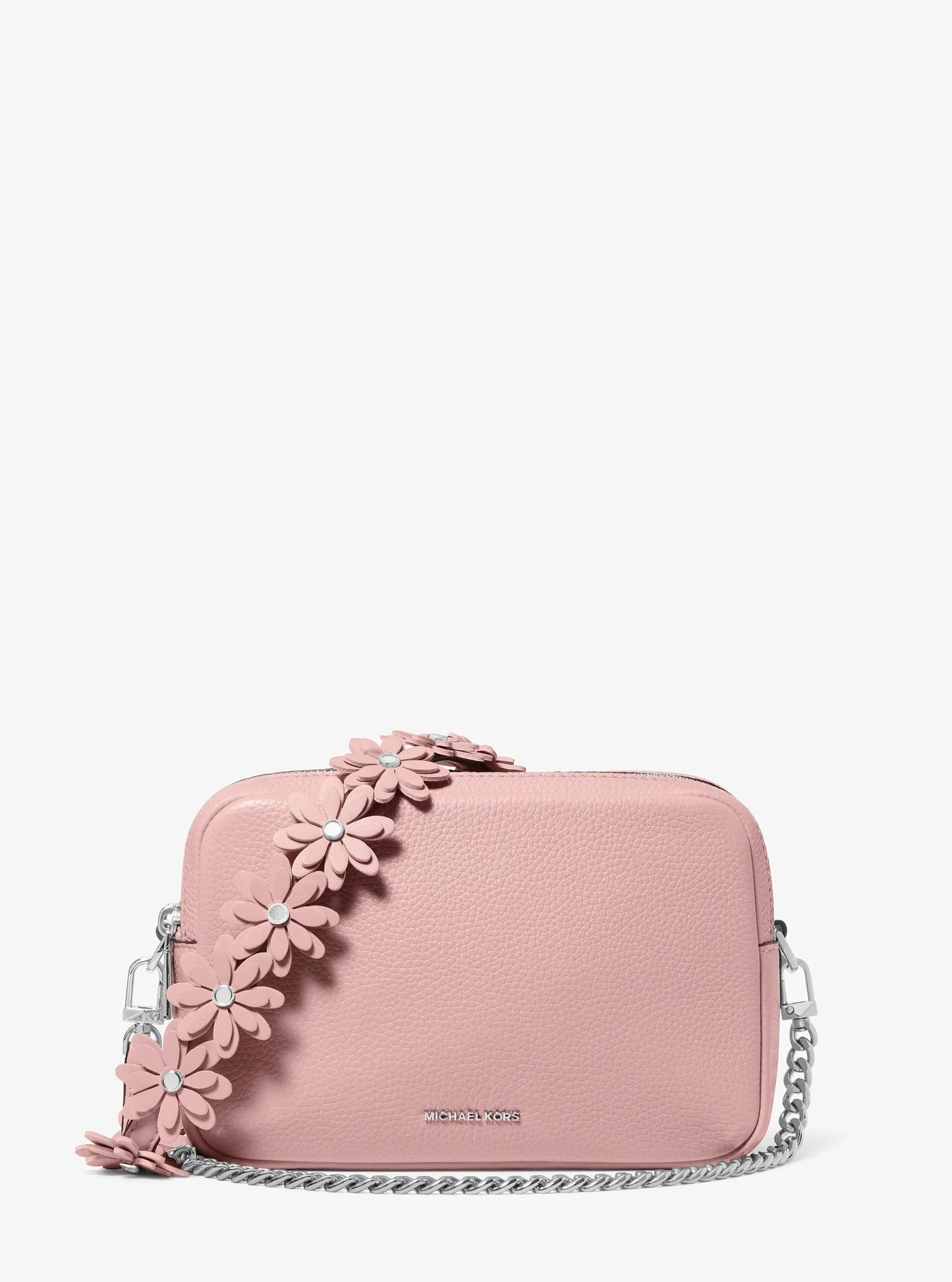 Bryant Medium Pebbled Leather Camera Crossbody Bag