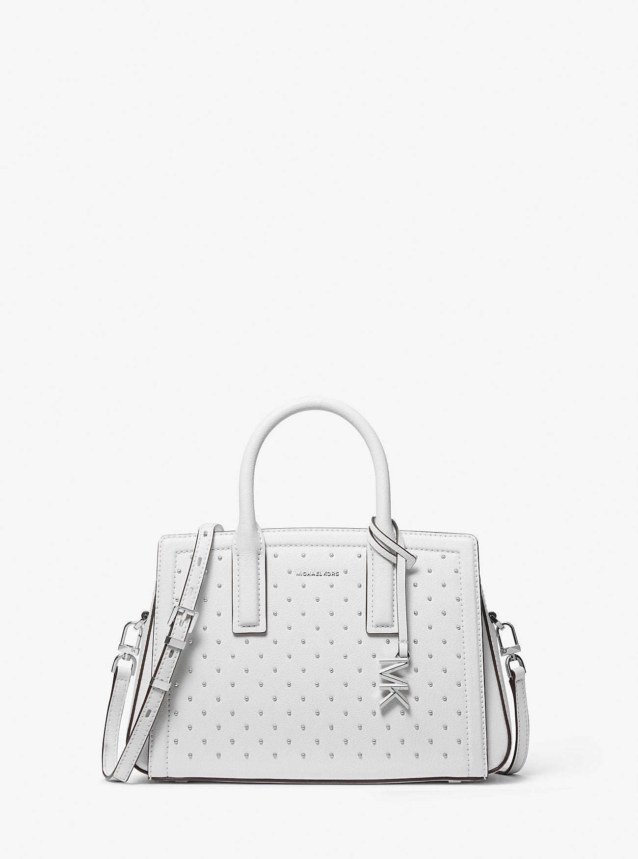 Laila Small Studded Leather Satchel