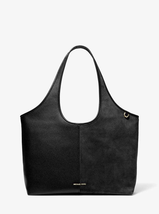 Henly Large Leather and Suede Tote Bag