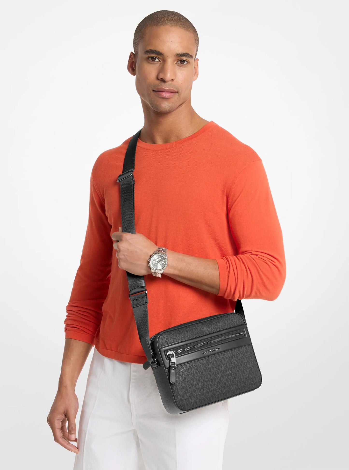 Jet Set Signature Logo Crossbody Bag