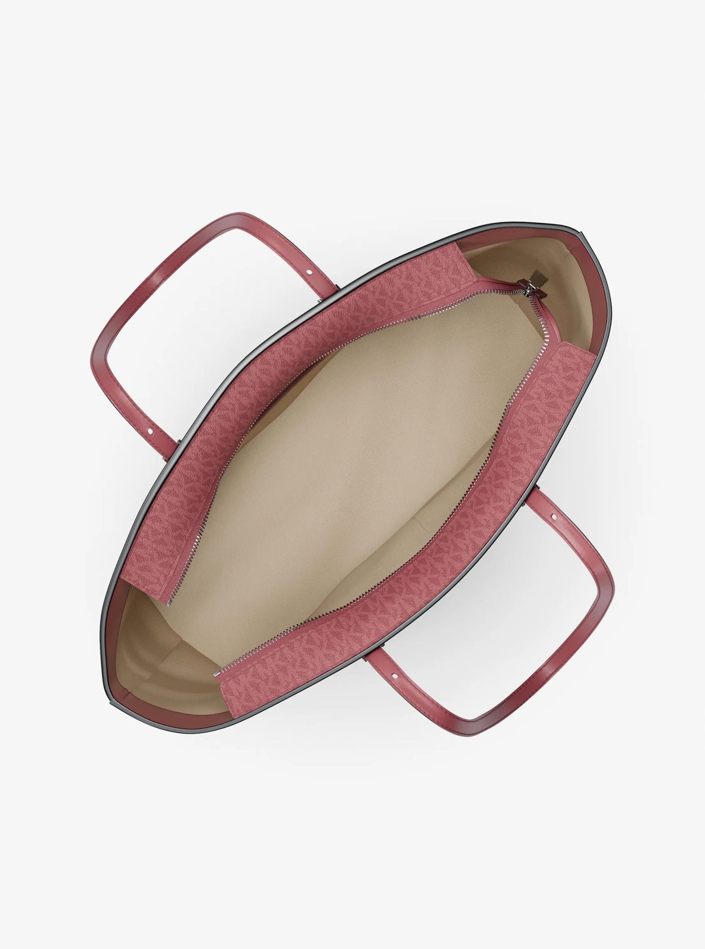 Quinn Large Signature Logo and Leather Tote Bag