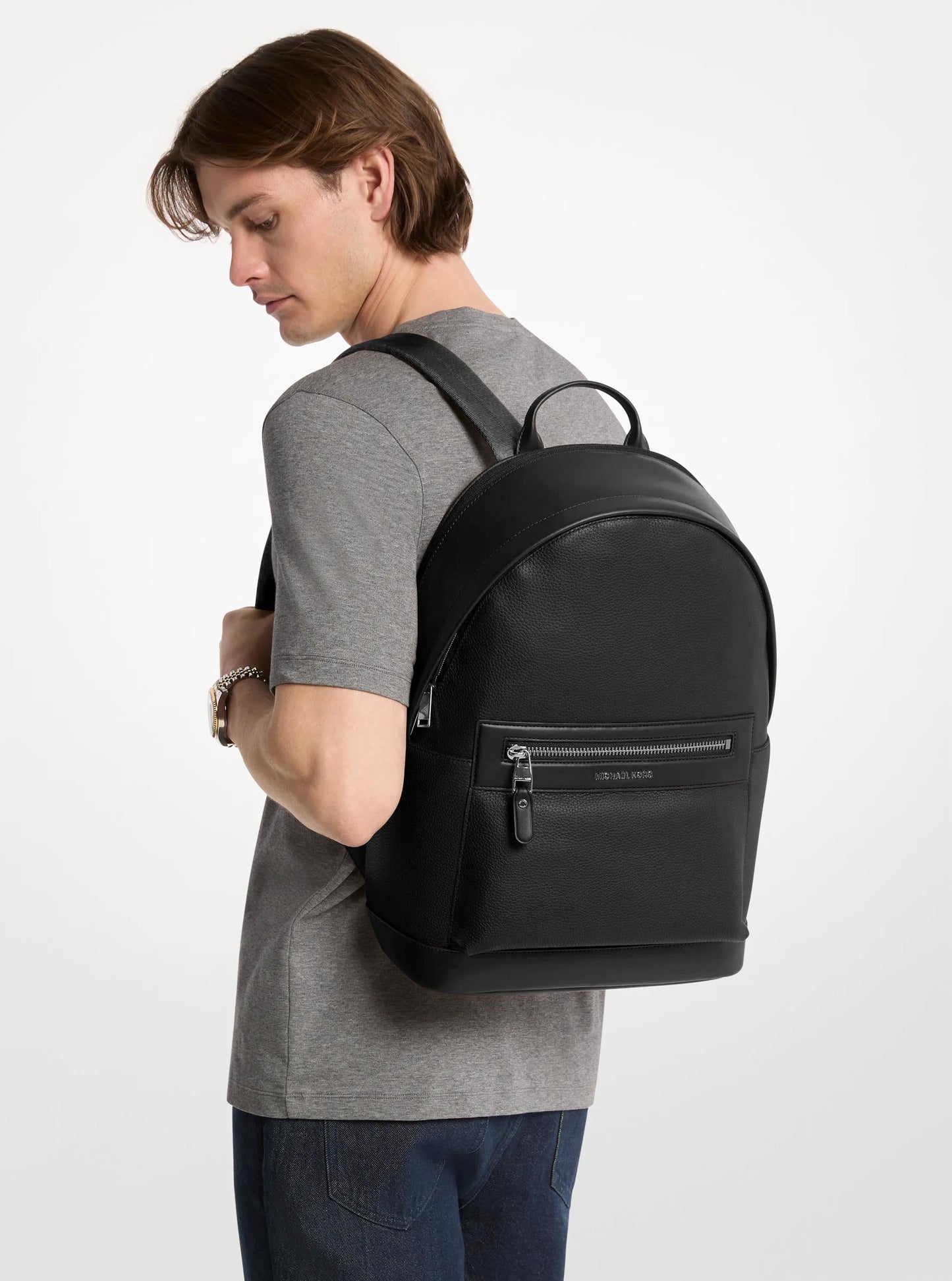 Jet Set Pebbled Leather Backpack