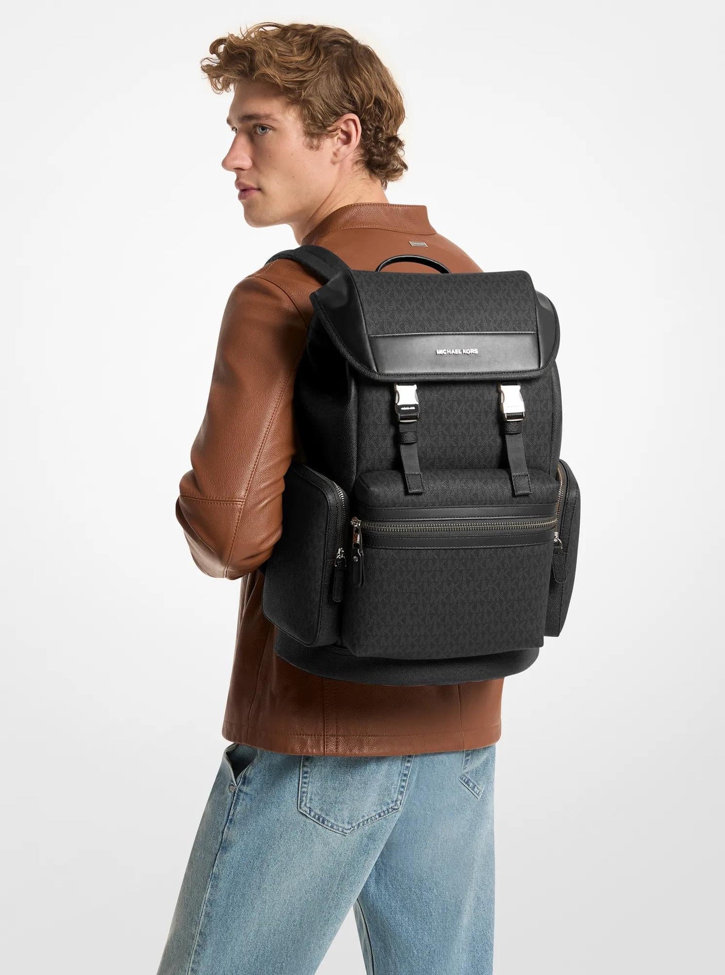 Jet Set Signature Logo Backpack