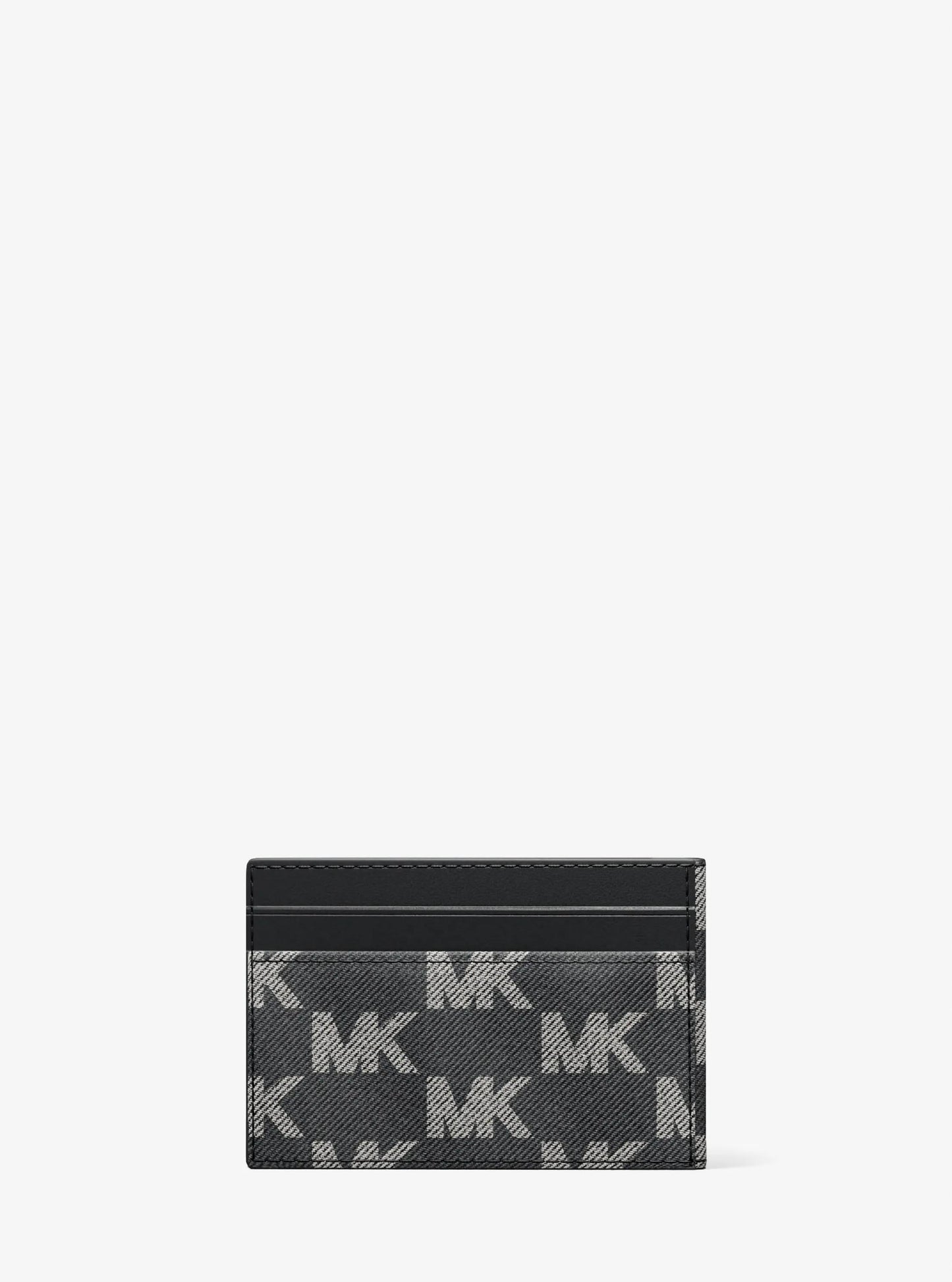 Cooper Medium Logo Jacquard Denim Wallet
