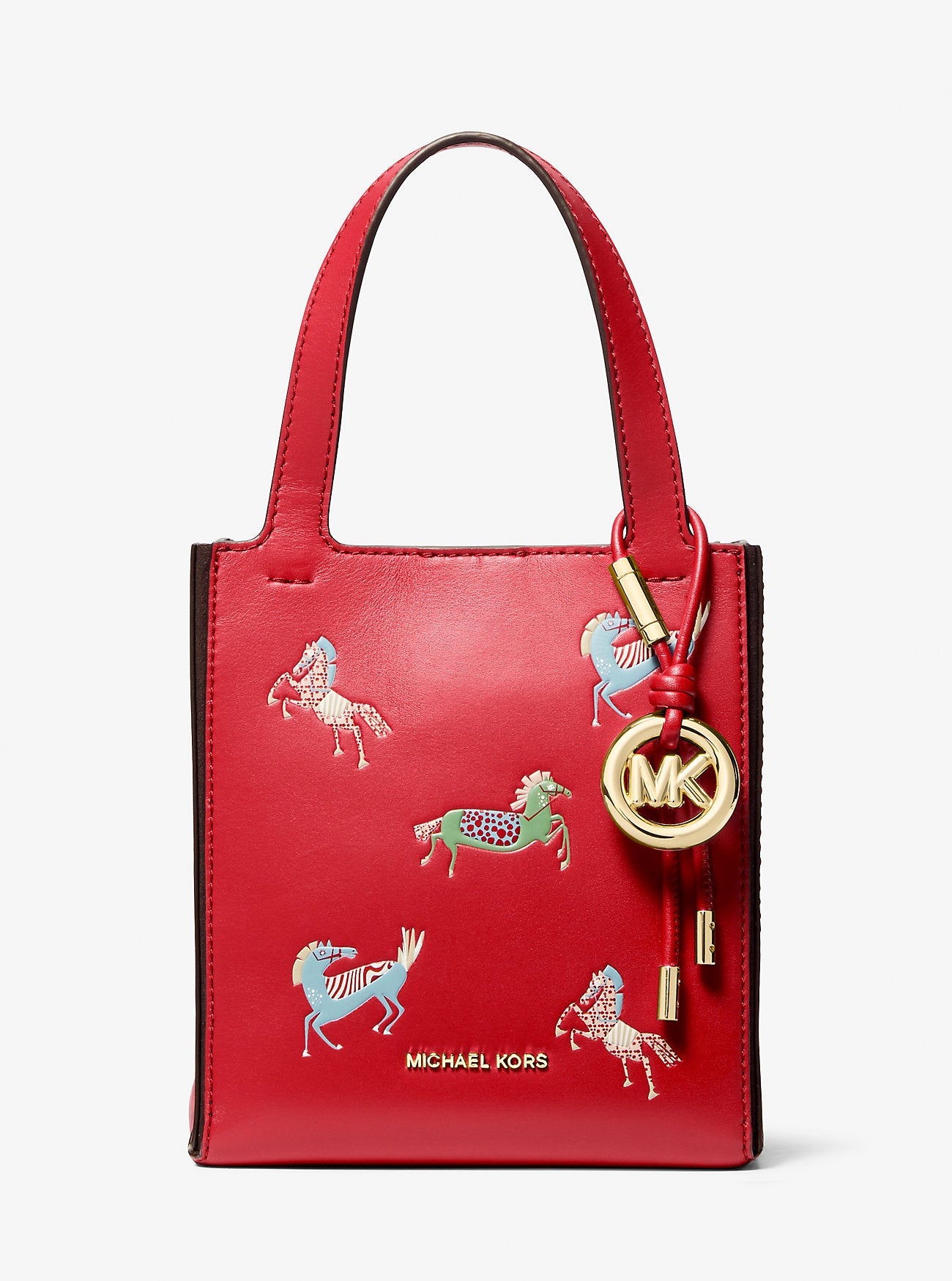 Jordi Small Leather Convertible Tote Bag
