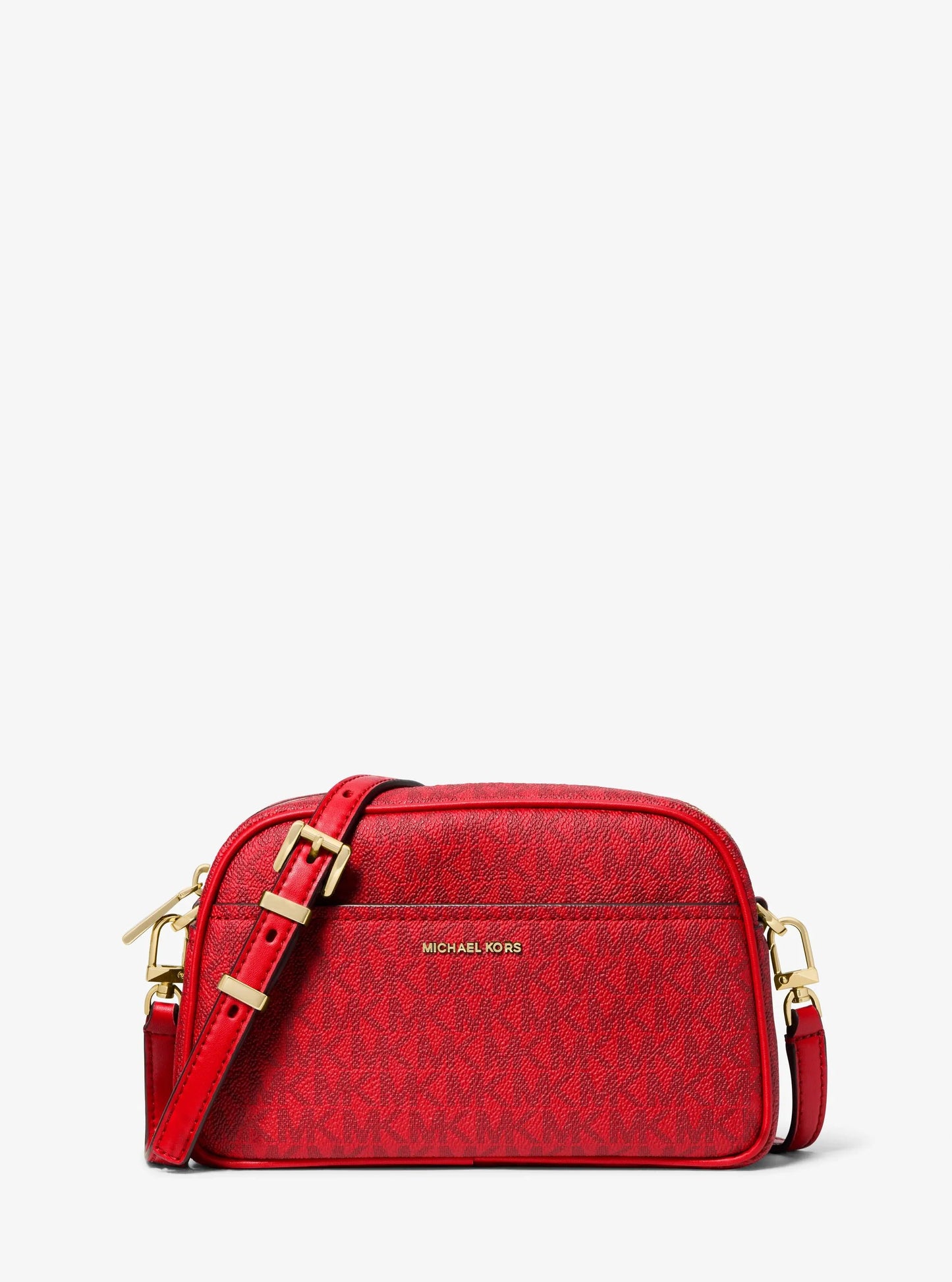Jet Set Small Signature Logo Camera Crossbody Bag