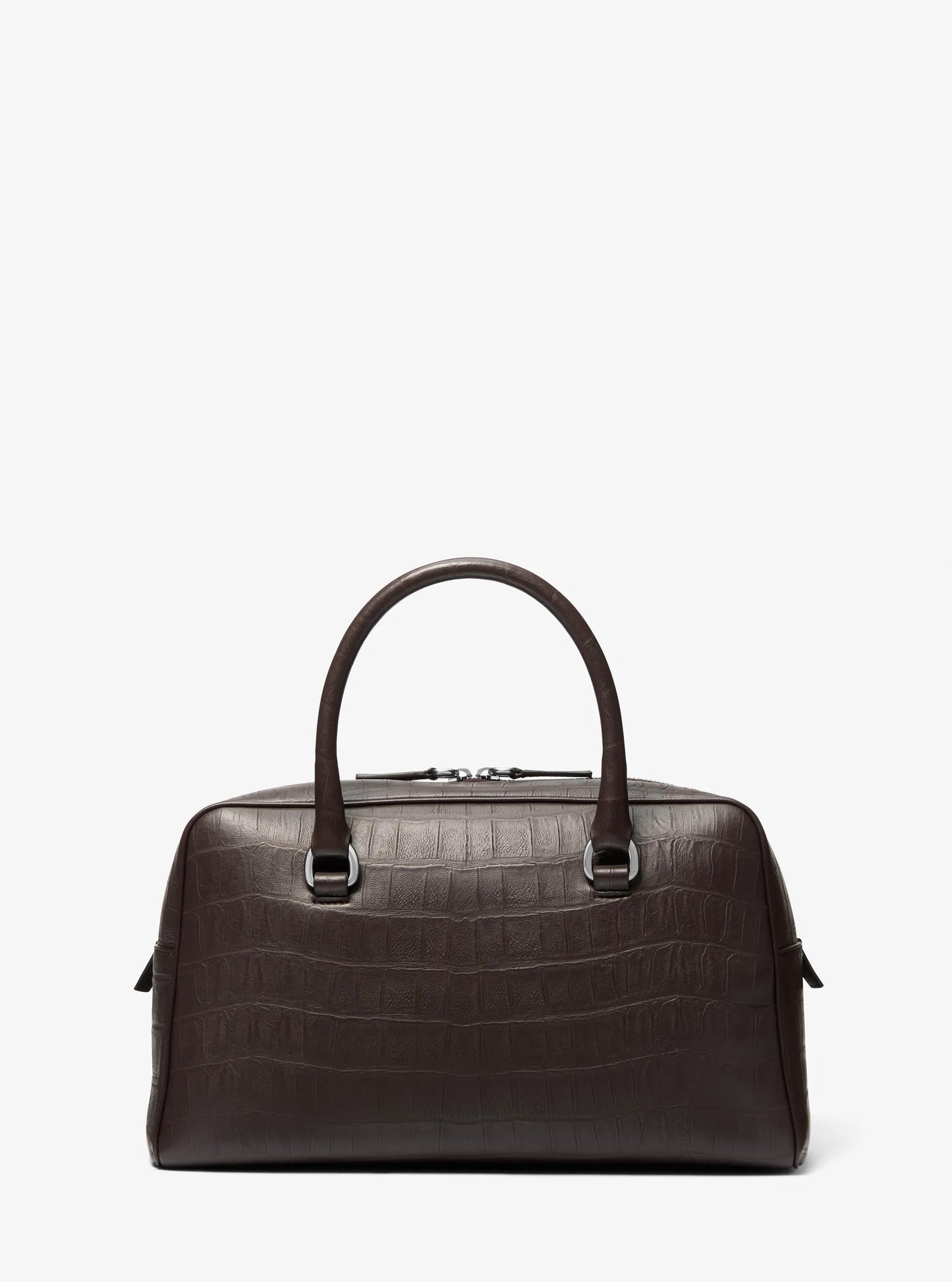Kasia Medium Crocodile Embossed Leather Satchel